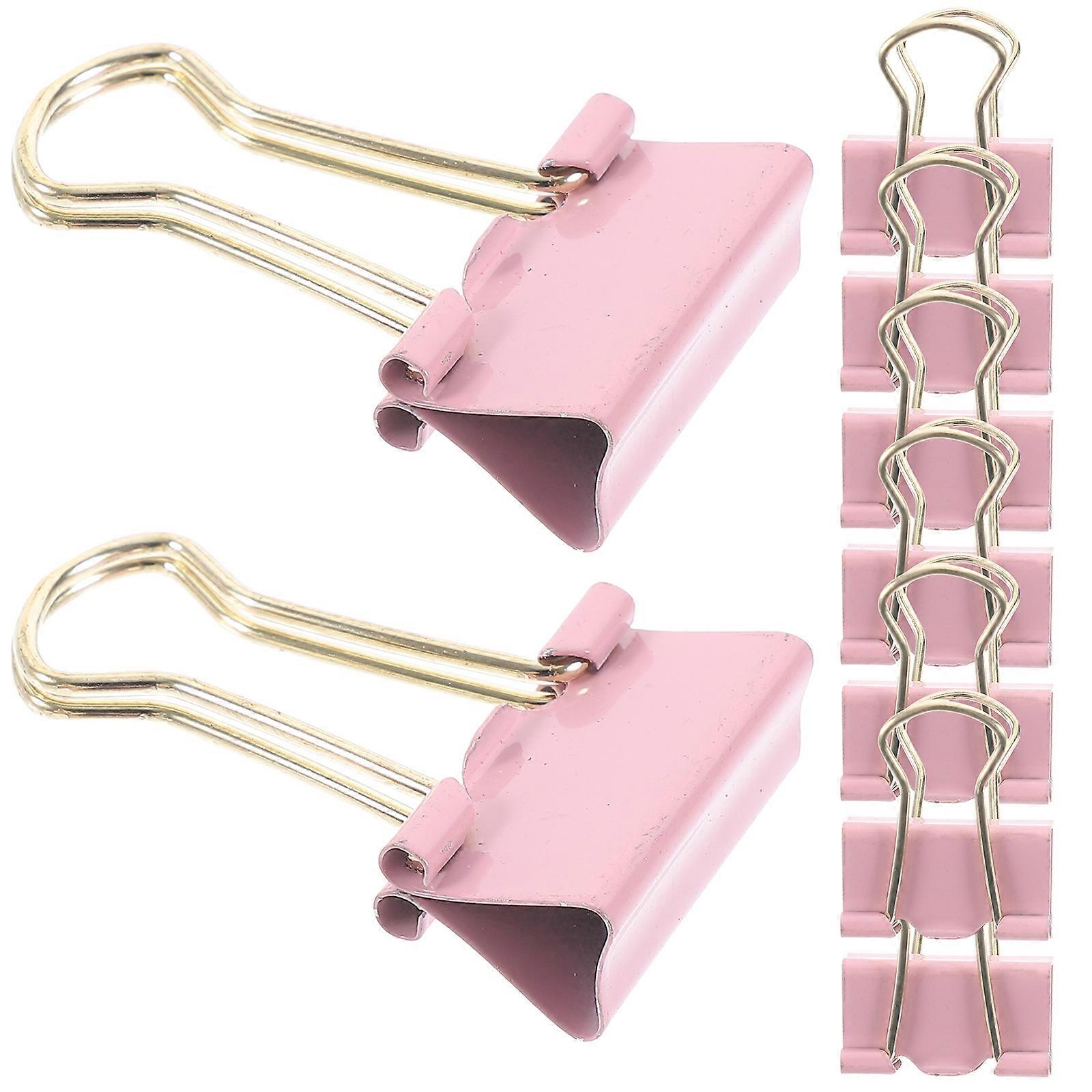 Long Tail Clips Metal Binder Clips for Office Use 9Pcs Practical Stationery