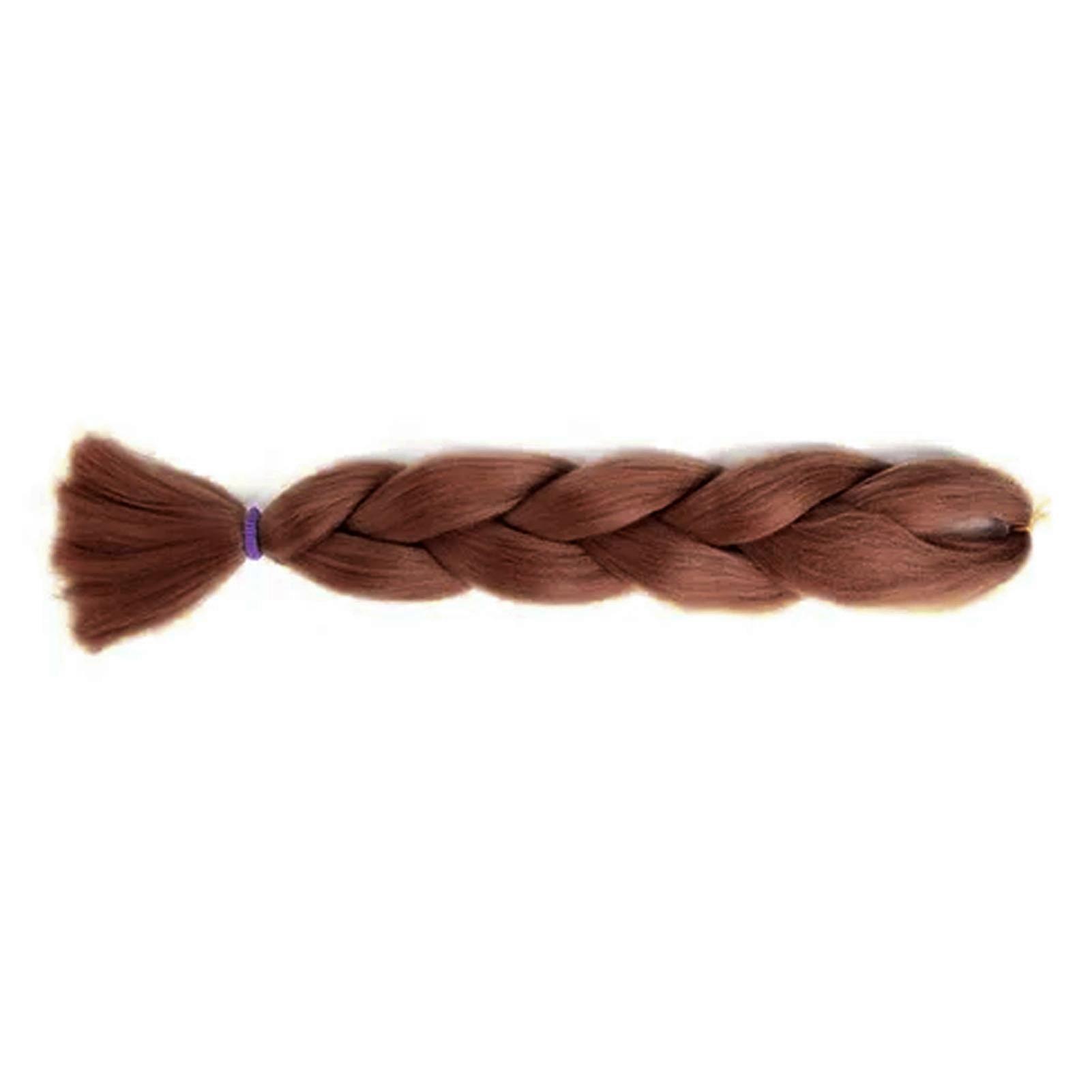 Braided Ponytail Extension High Temperature Silk 24in Soft Realistic Hair Extensions for Women Type 33