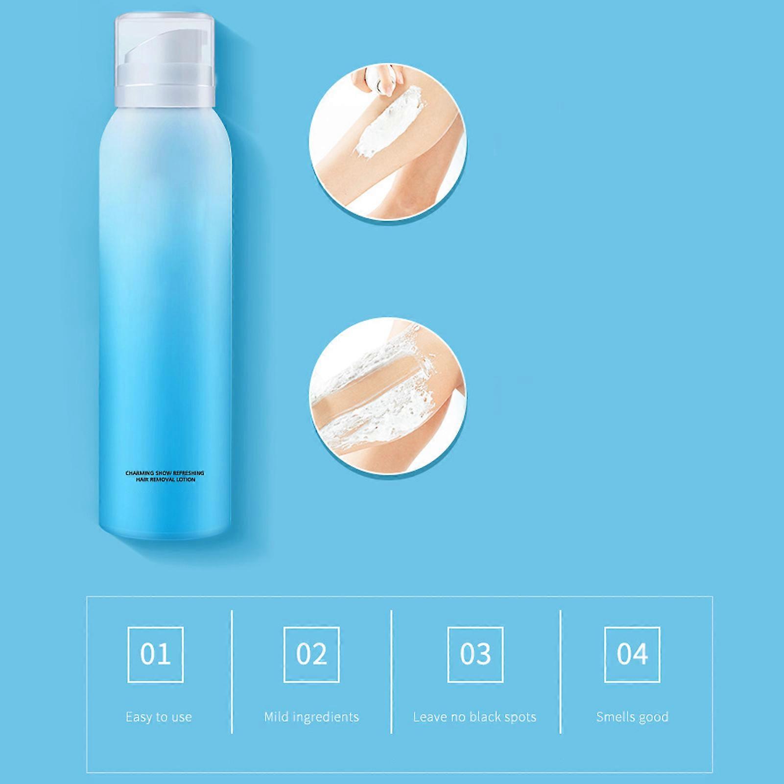 脱毛スプレー脱毛クリームヘアインヒビター無痛効果150g女性と男性用