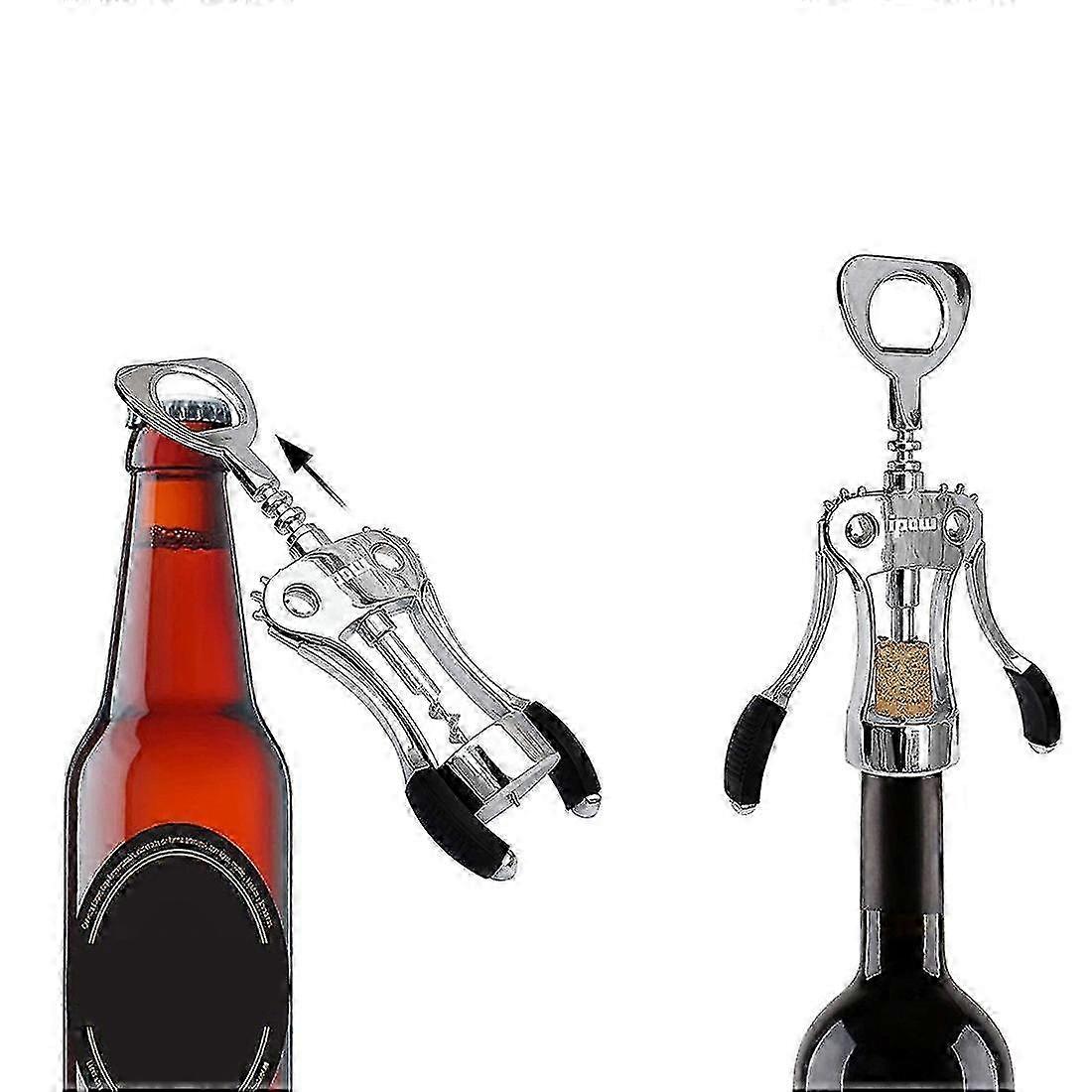 1pc Wing Corkscrew Wine Beer Bottle Opener