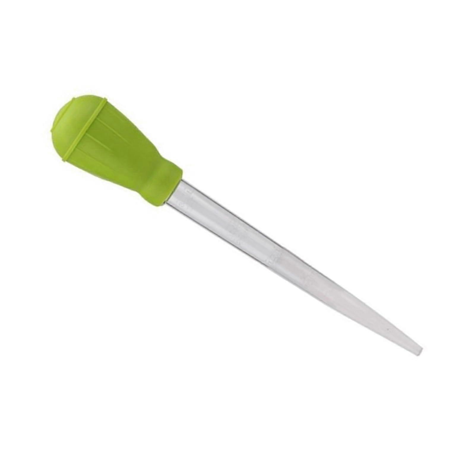 Simple small aquarium siphon vacuum cleaner for home and office, easy to handle with strong suction power, efficient green aquarium vacuum cleaner.