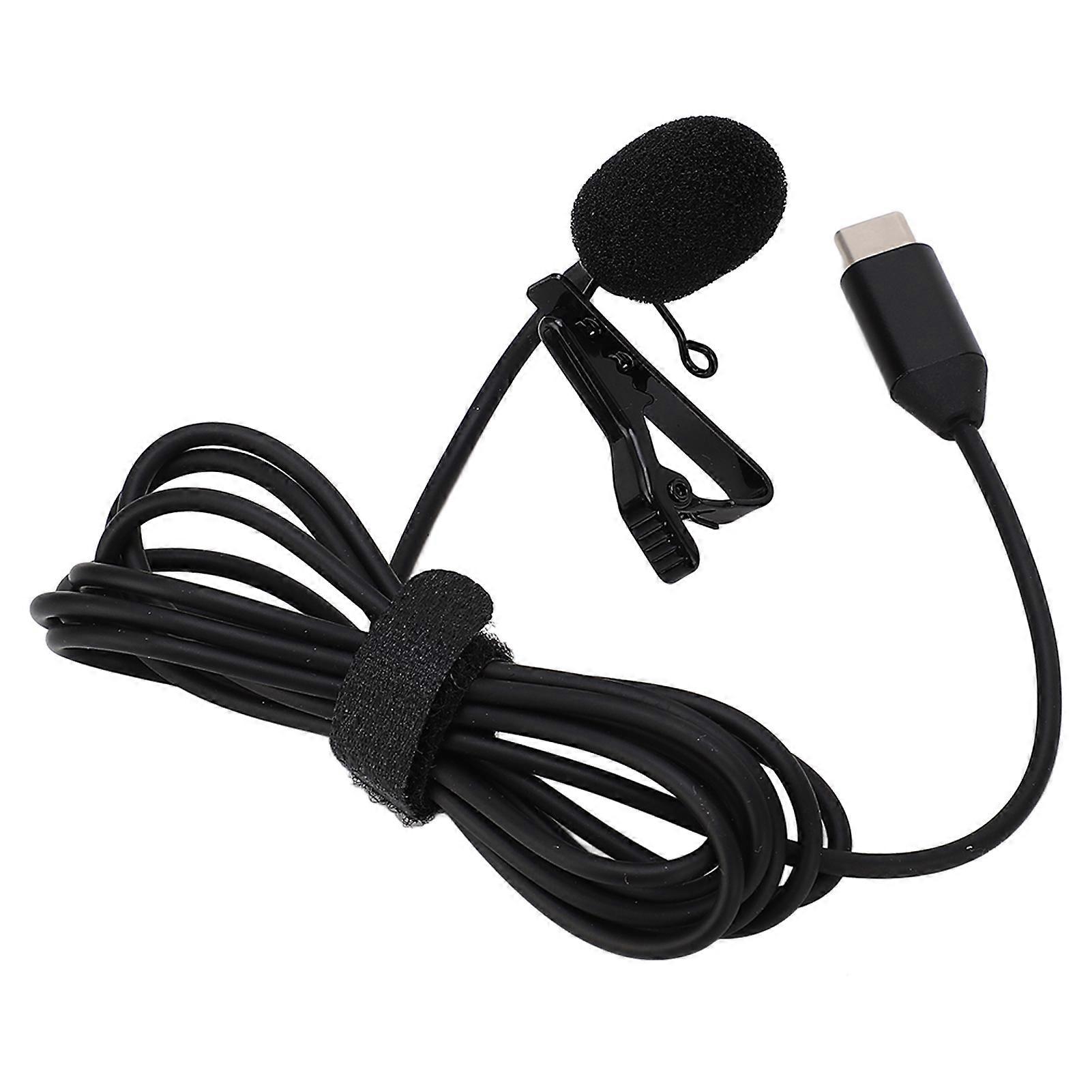 Lapel Microphone Anti Interference Omnidirectional Clip On Lavalier Microphone for Insta360 ONE X2 X3 