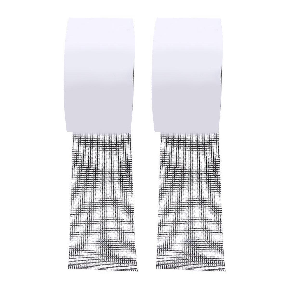 Fiberglass Window Screen Repair Tape with Strong Adhesive for Door and Patio Screens Grey 2pcs