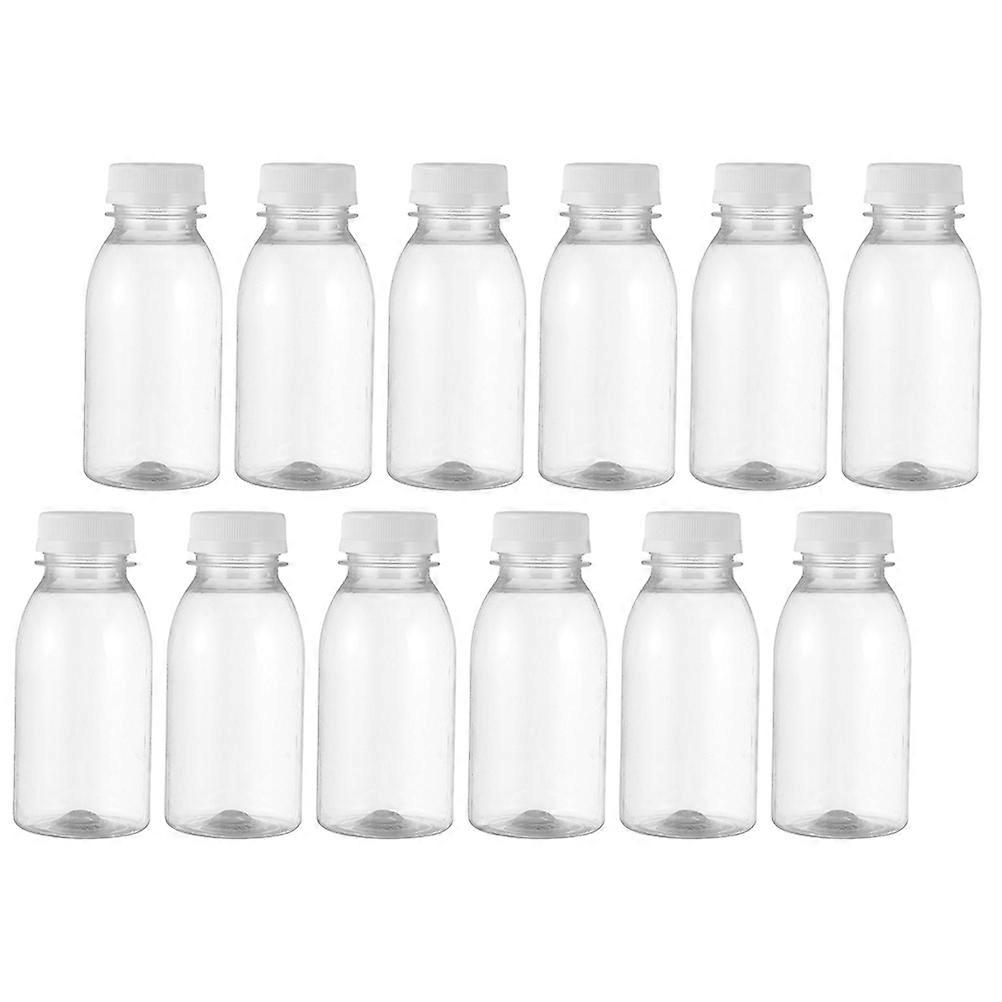 Storage Bottles For Liquids Clear Bottle For Excursions 10.5X4.5X4.5CM Flat Bottom Portable 12Pcs