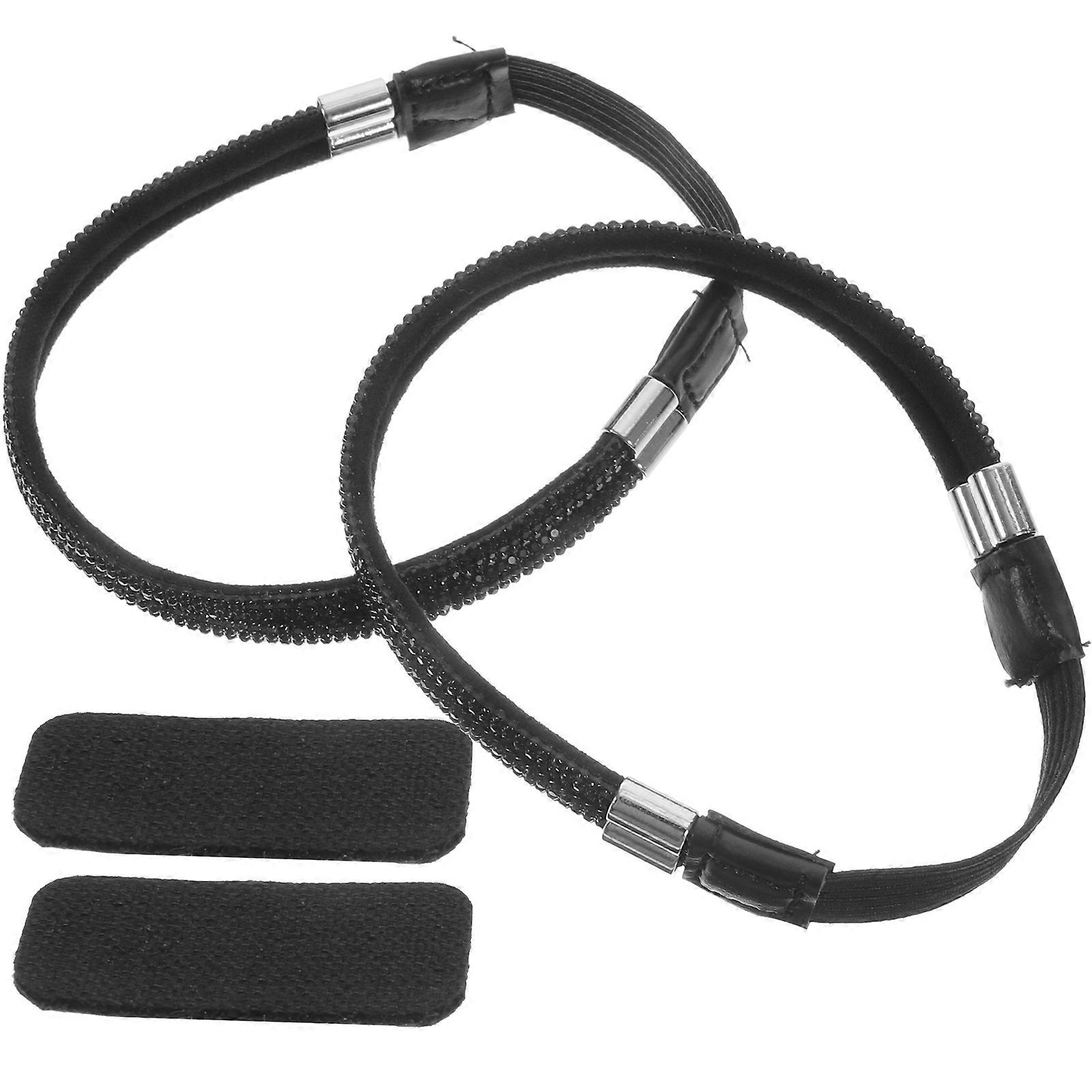 1 Pair Elastic Shoe Laces High Heel Straps Adjustable Ankle Straps for Women