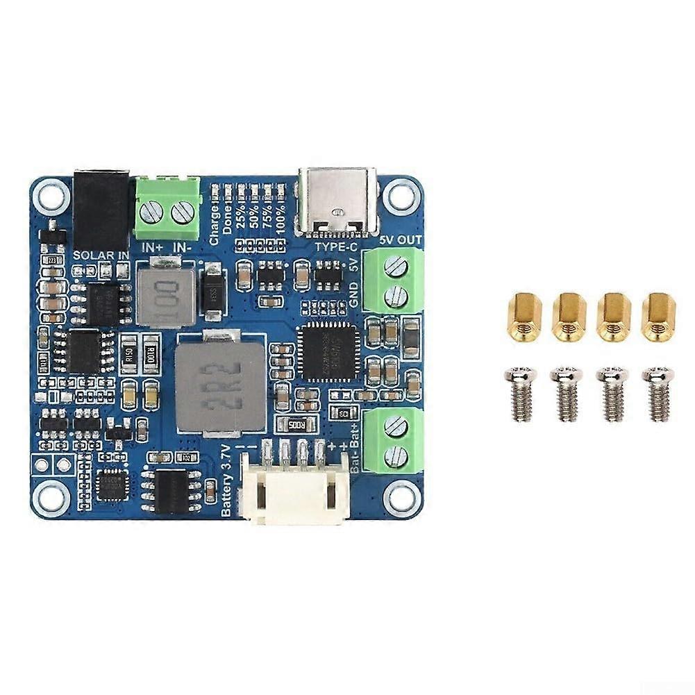 Solar Power Manager Module Supports 6V24V Solar Panel, MPPT Function, Battery Charger, AntiReverse Protection (Manager).