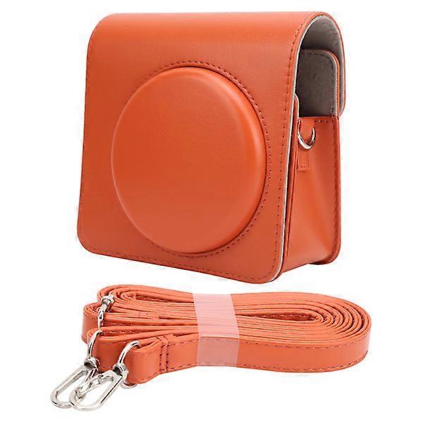Instax SQUARE SQ1 camera case - orange PU case