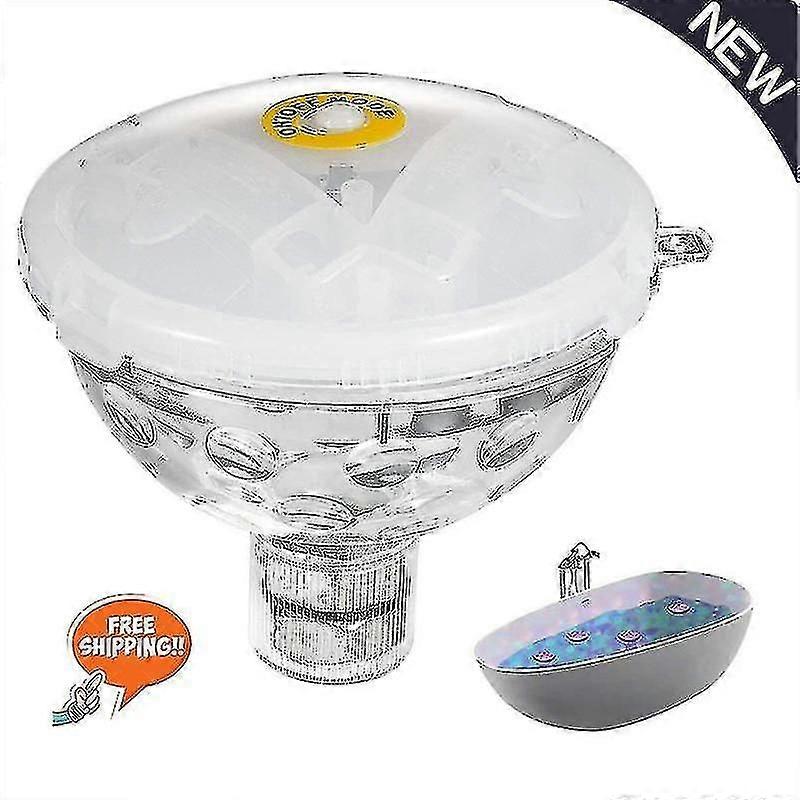 Led Disco Light Swimming Pool Waterproof Led Batter Power Multi Color Changing Water Drift Lamp Floating Light Security Dropship