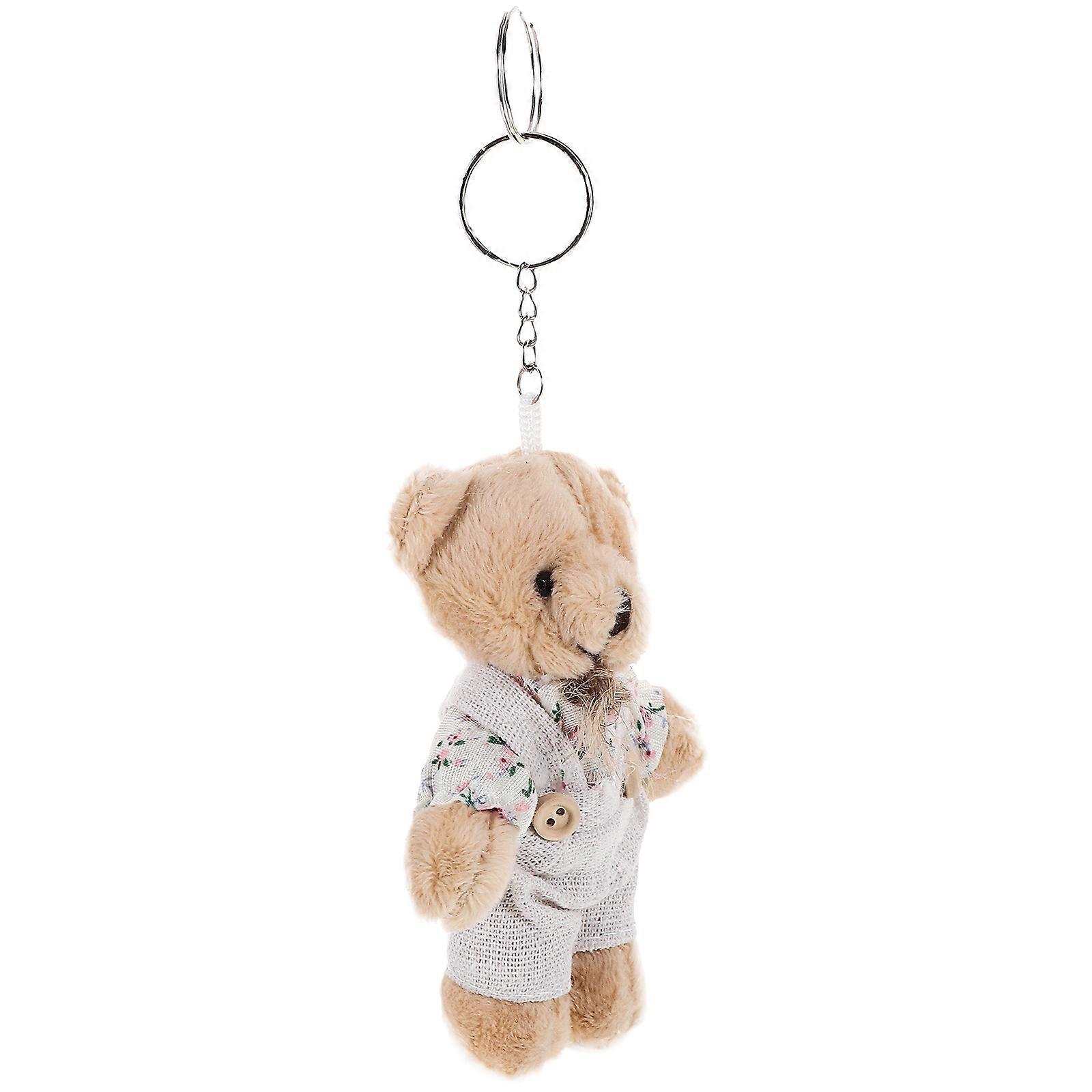 Adorable Mini Bear Key Chain Ornament For Travel Souvenir And Employee Welfare Color With Unique Design 1Pc