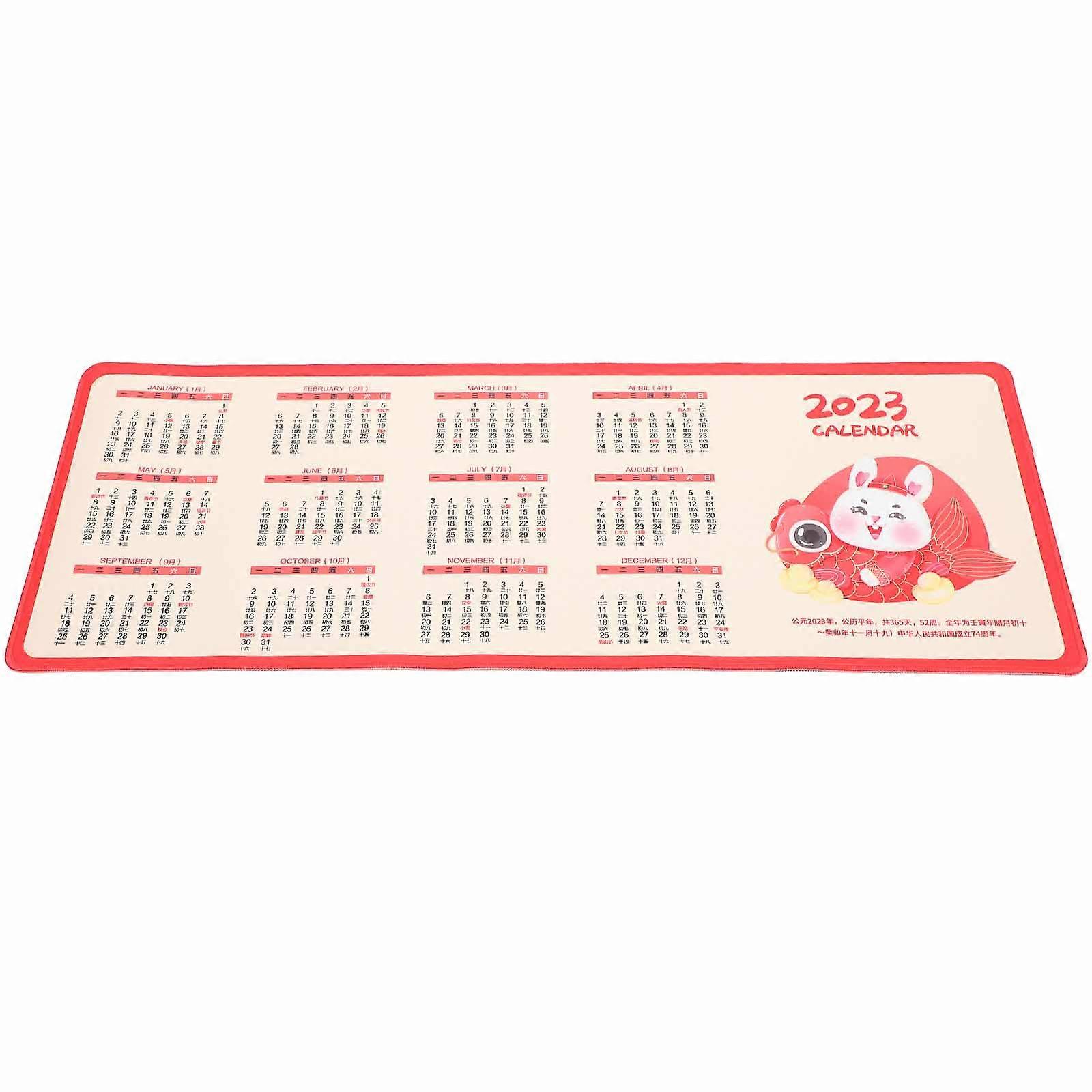 Waterproof Computer Mousepad 2023 Non-Deforming Rubber For Laptop Keyboard Gaming 80X30CM 1Pack