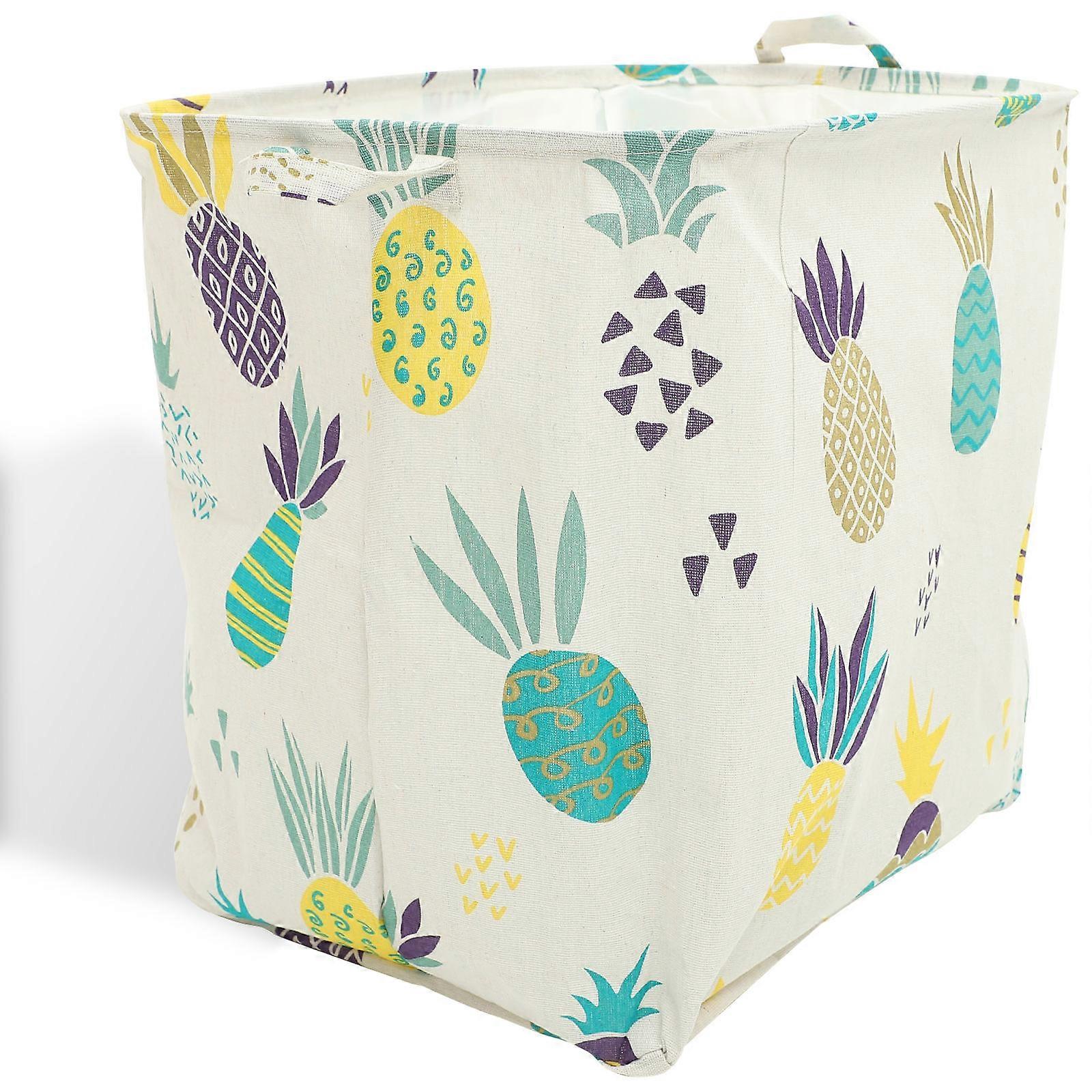 Large Capacity Laundry Basket with Drawstring Closure for Clothes and Quilts Storage 17.72x13.78x19.69 inches