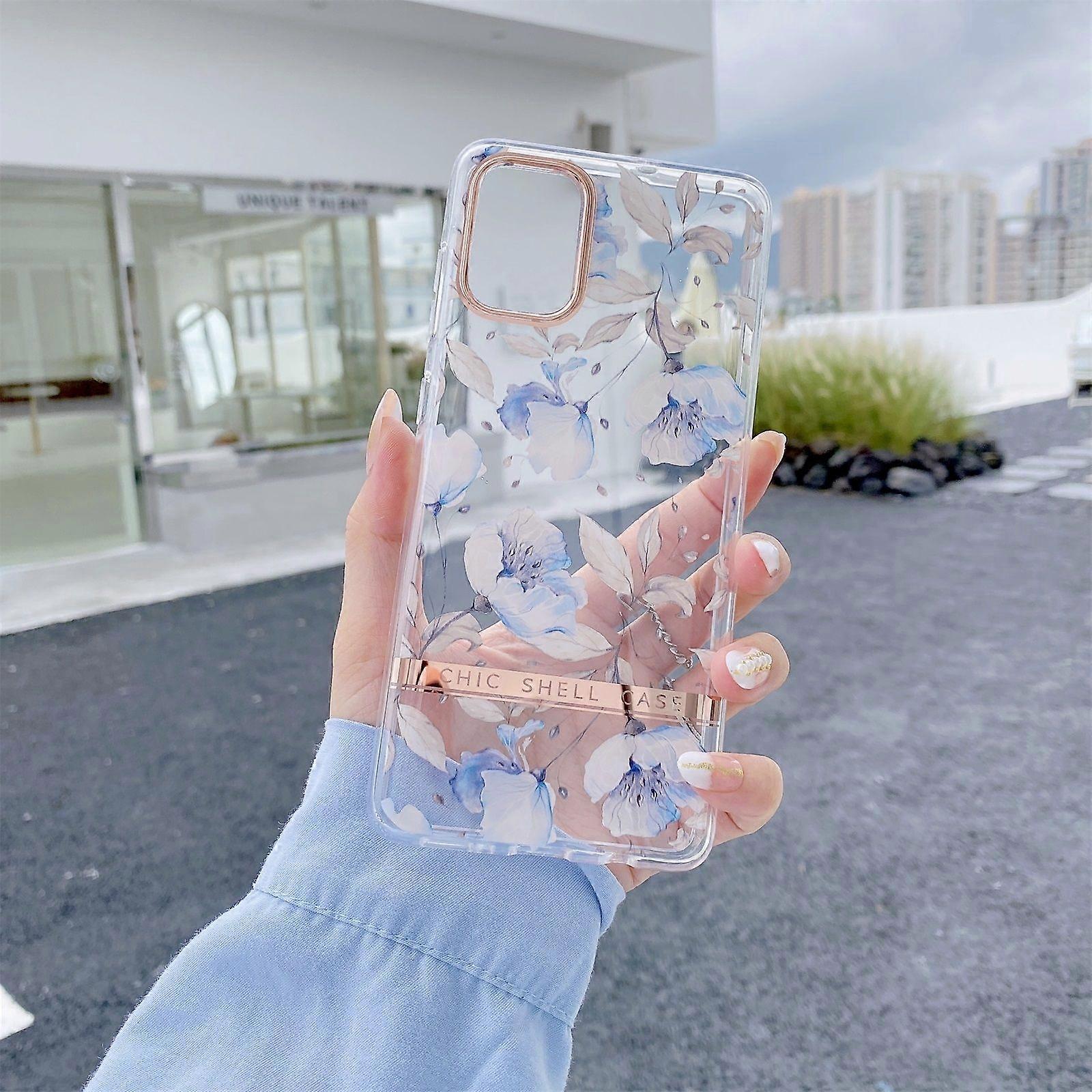 Plating Flower Phone Case For Samsung Galaxy A03s 166mm