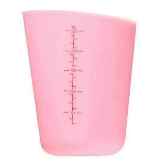 Food Grade Silicone Measuring Jug - Easy to Clean 250/500ML Double Scale Measurement Device for Cooking & Baking