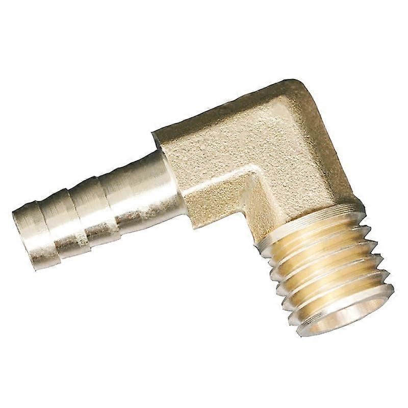 Rohrverbinder, 1 piece brass hose connection with elbow, metric external thread, brass pipe fitting adapter (M14x28mm)
