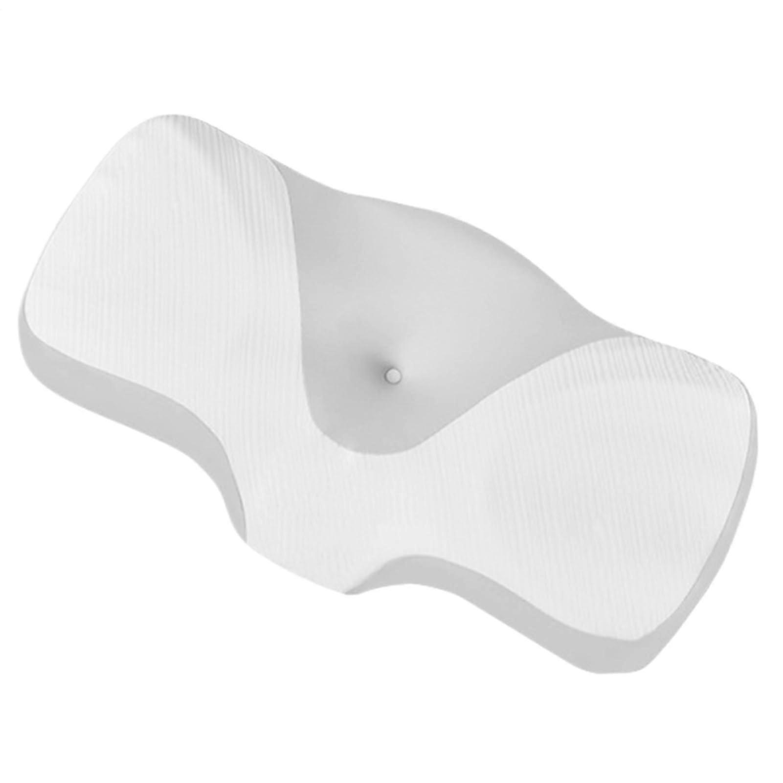 Orthopaedisches Nackenkissen With Memory Foam Breathable Support For Adults Side And Back Sleepers Gray