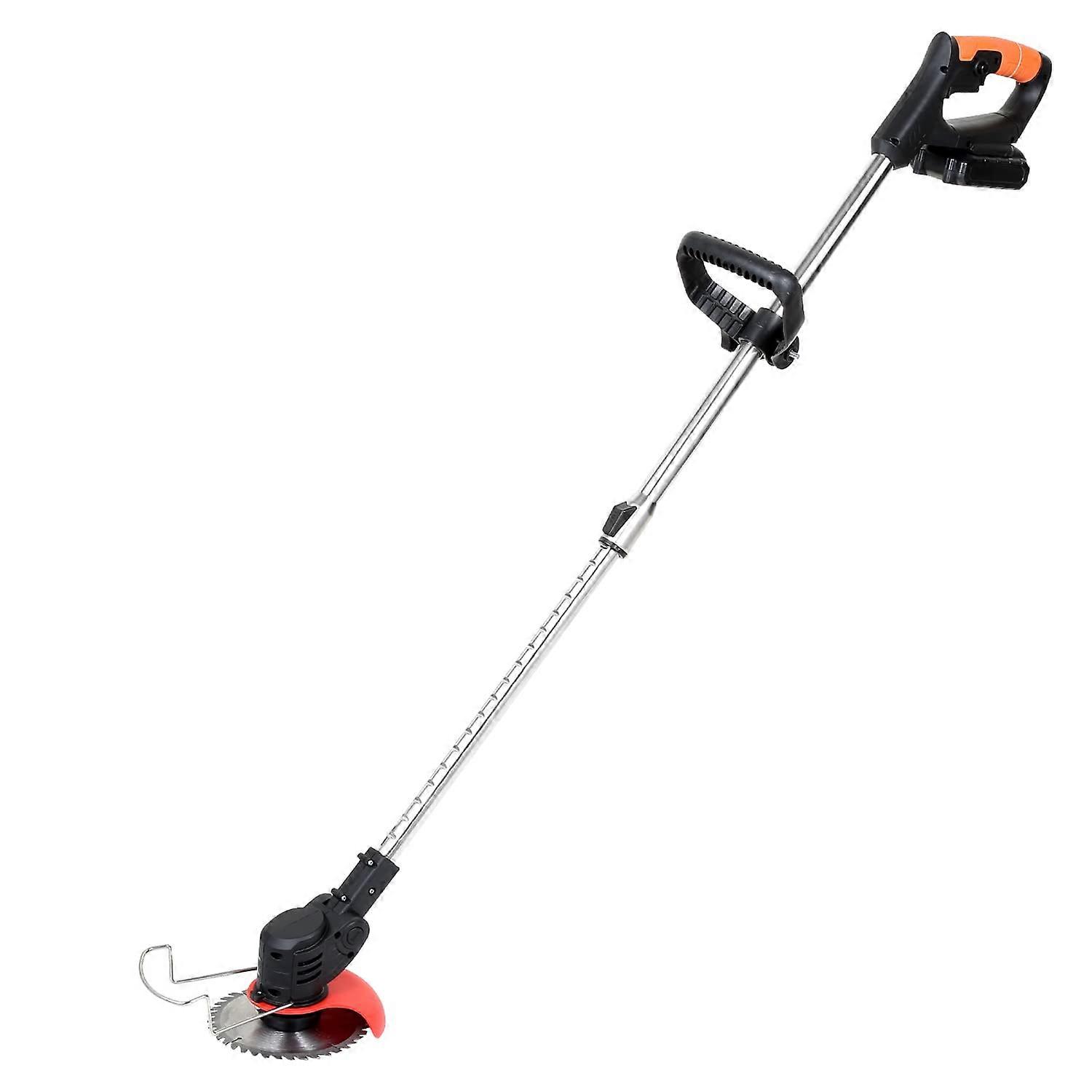 Lawn Trimmer with Battery, 24V Lawn Edger, 1.5Ah LiIon Battery, 15cm Cutting Width