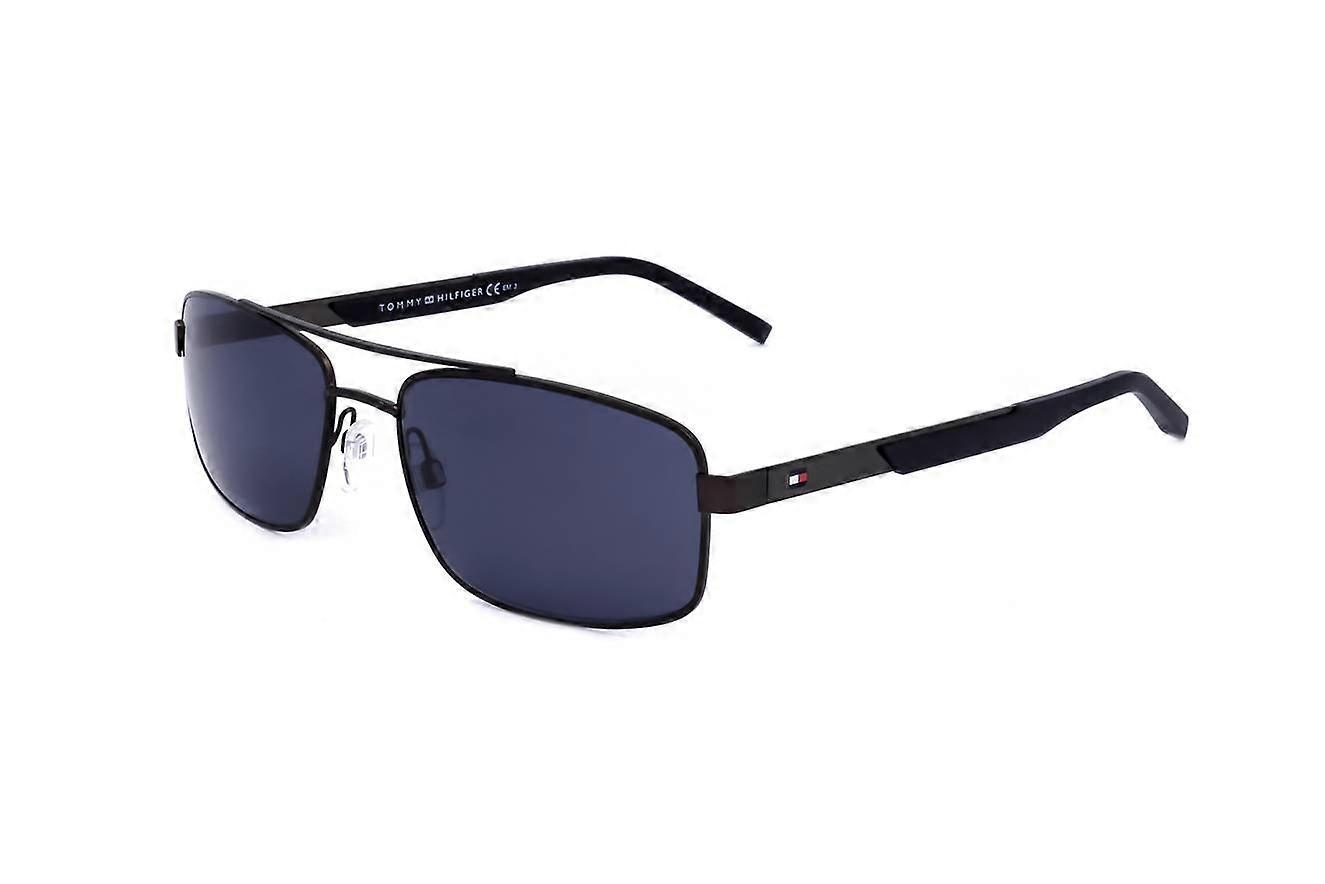 Sunglasses Tommy Hilfiger TH 1674/S 5MO MATTE DARK RUTHENIUM BLACK 59/18/145 MAN