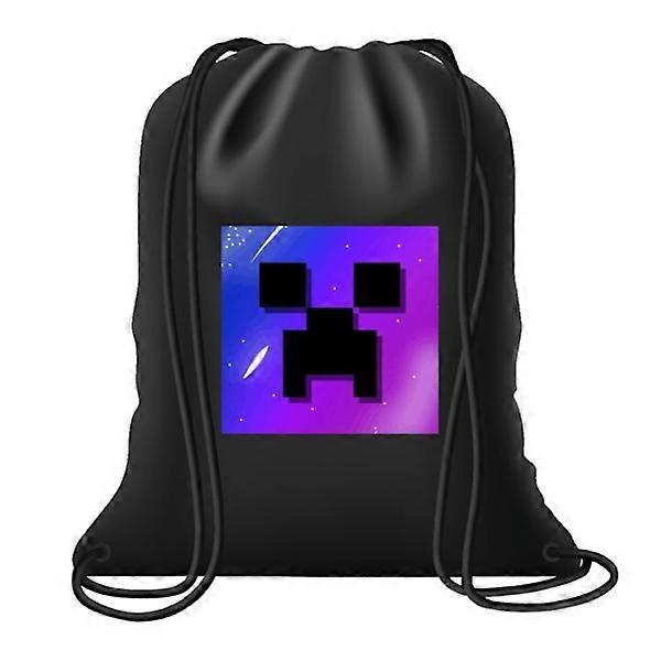 Gym Bag Minecraft Black