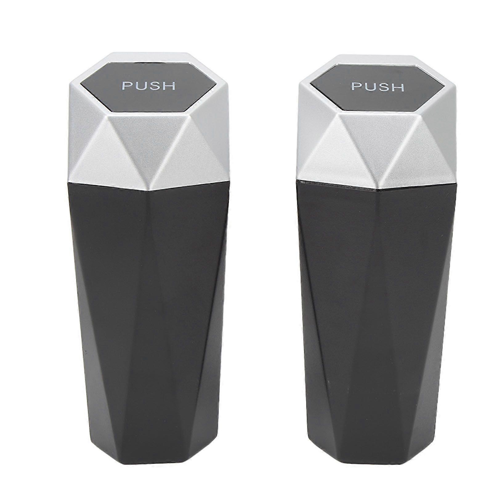 portable car garbage bin waterproof 2pcs with lid