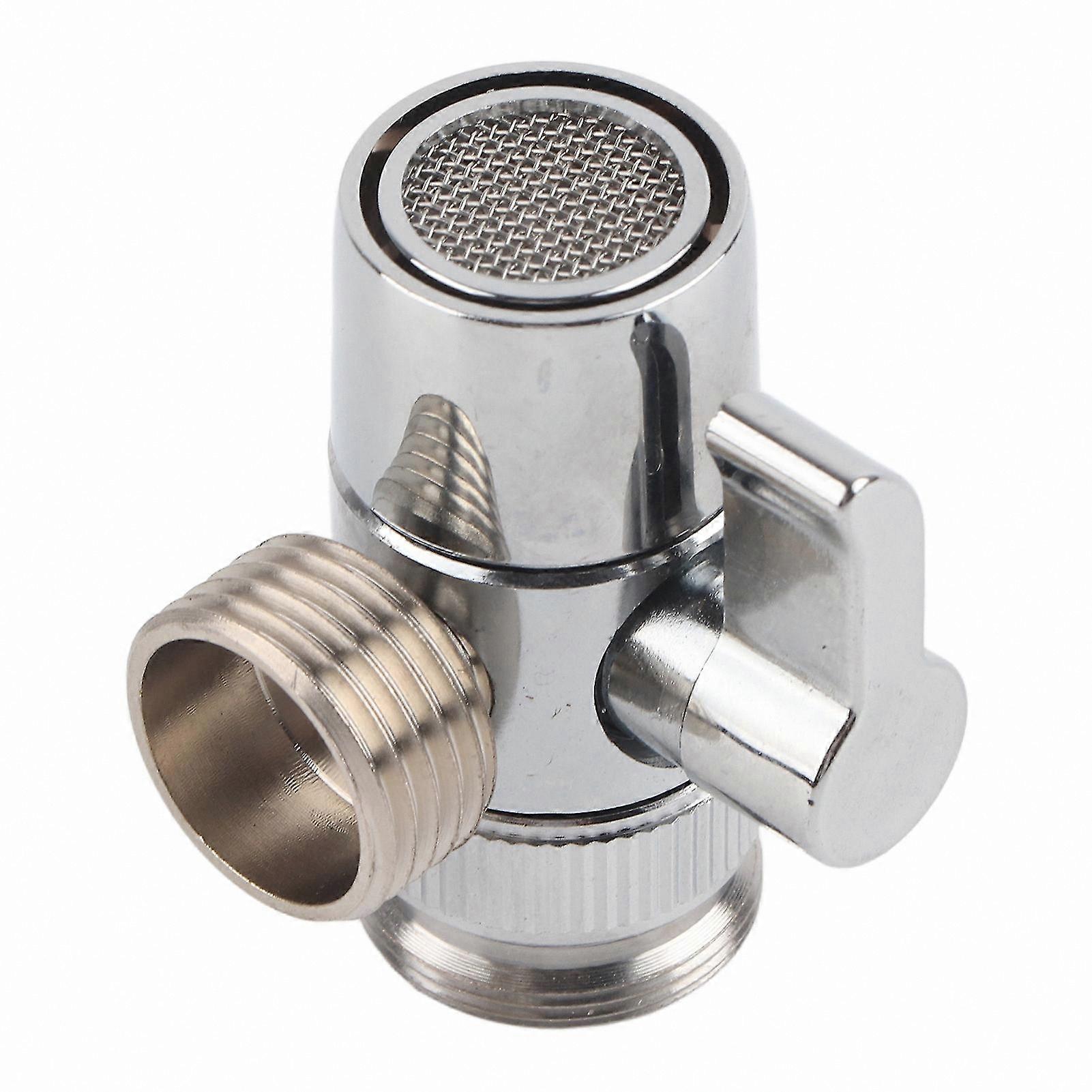 Universal Faucet Splitter with M24 Thread for Sink and Kitchen Use, Easy-to-Install Diverter Valve Adapter for Water Flow Control