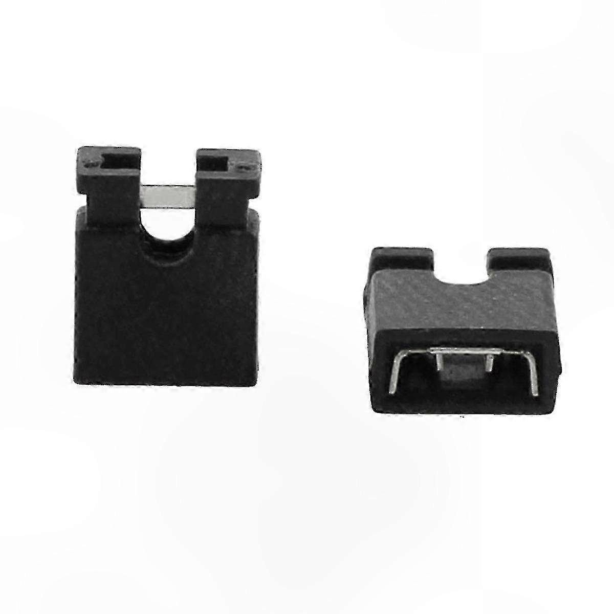 2.54mm Pitch Black Shorting Cap for Pin Connectors Multifunctional Jumper Block Opening Connector Component