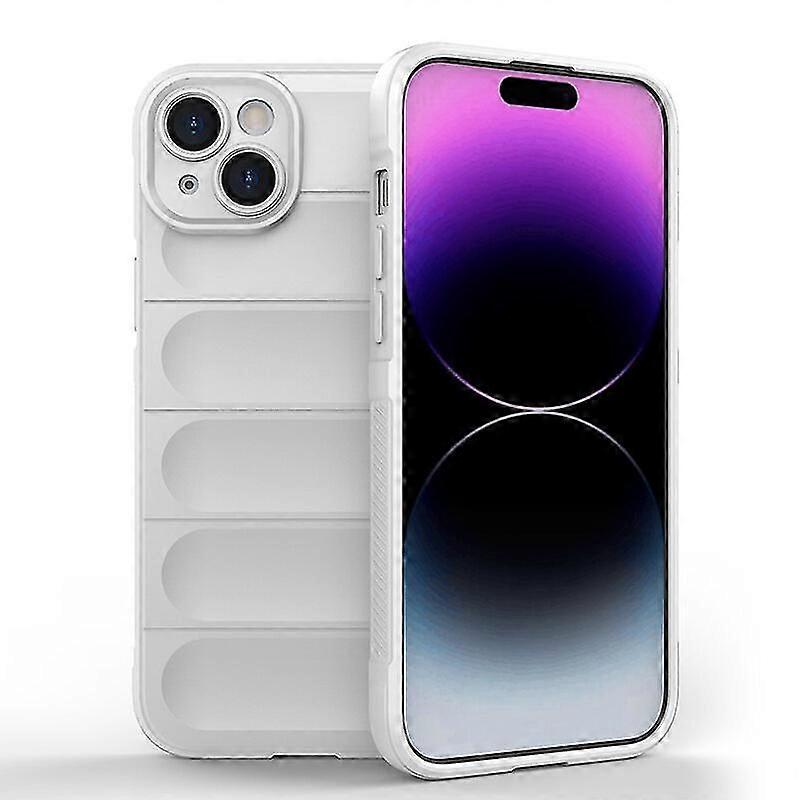 For iphone iPhone 14 Plus Case, Flexible Soft TPU Rubber Grip Shock-Absorbent Protective Case Cover