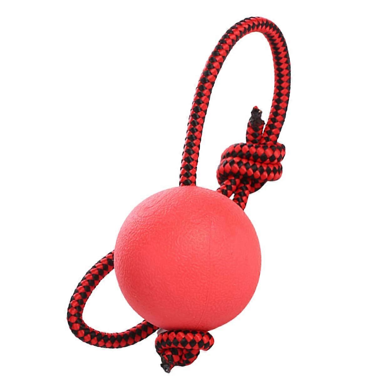 Durable Dog Chew Toy Ball With Elastic String Rubber For Dental Care And Stress Relief Medium And Large Dogs Assorted