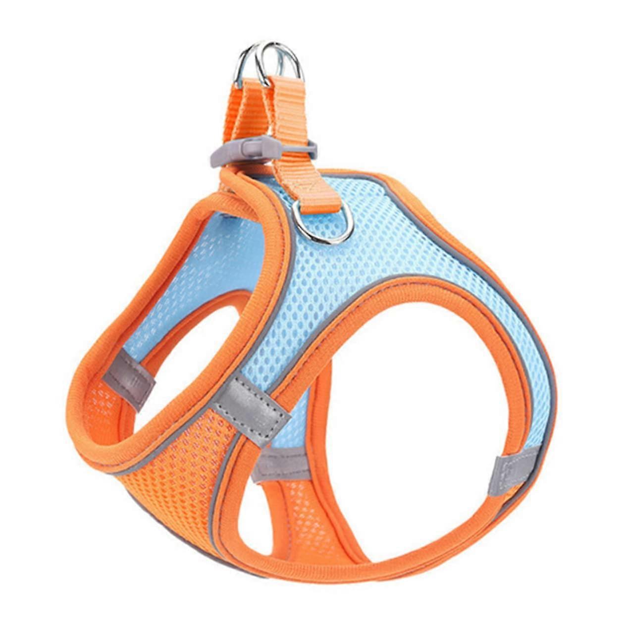 Reflective cat vest with leash
Adjustable harness for small pets
Breathable for daily use and special occasions
Orange set