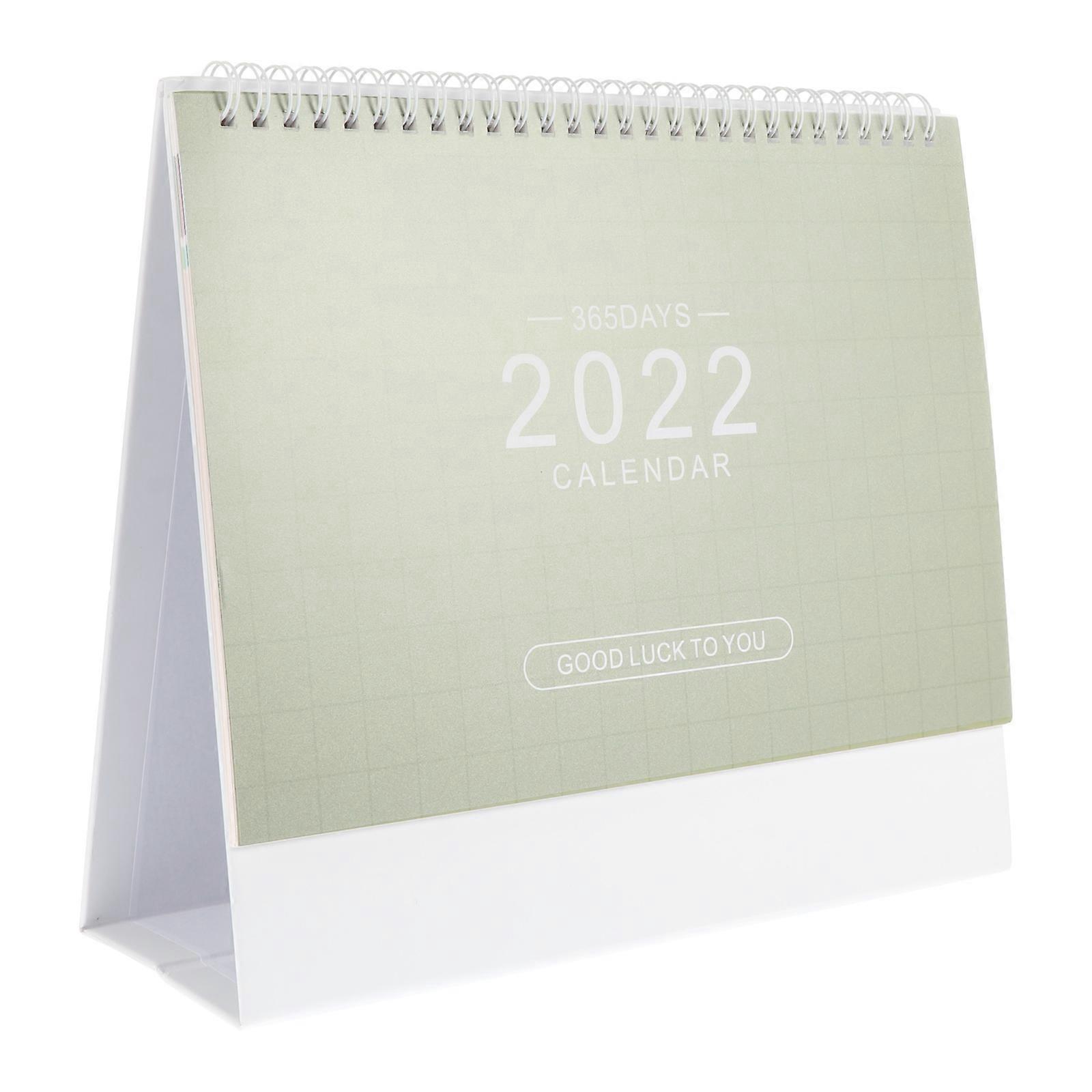 Stylish Calendar Adornment For Home Office Use In Green Color Featuring Writable Design 1Pcs