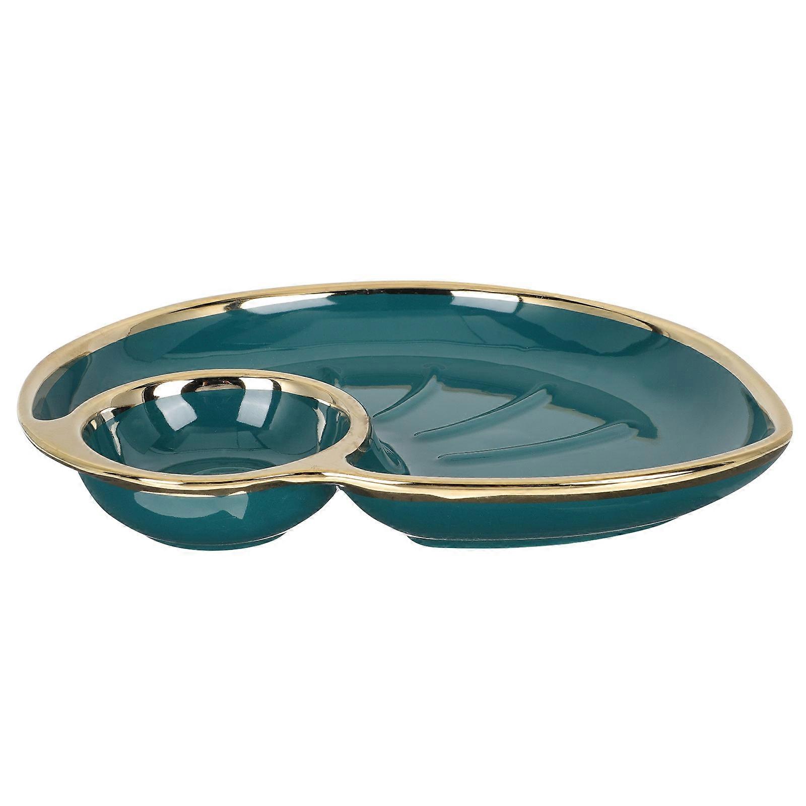 لوحة زلابية للماء المطبخ استخدام صينية طعام ذات نمط بسيط 21.2x17.5 سم 1 قطعة