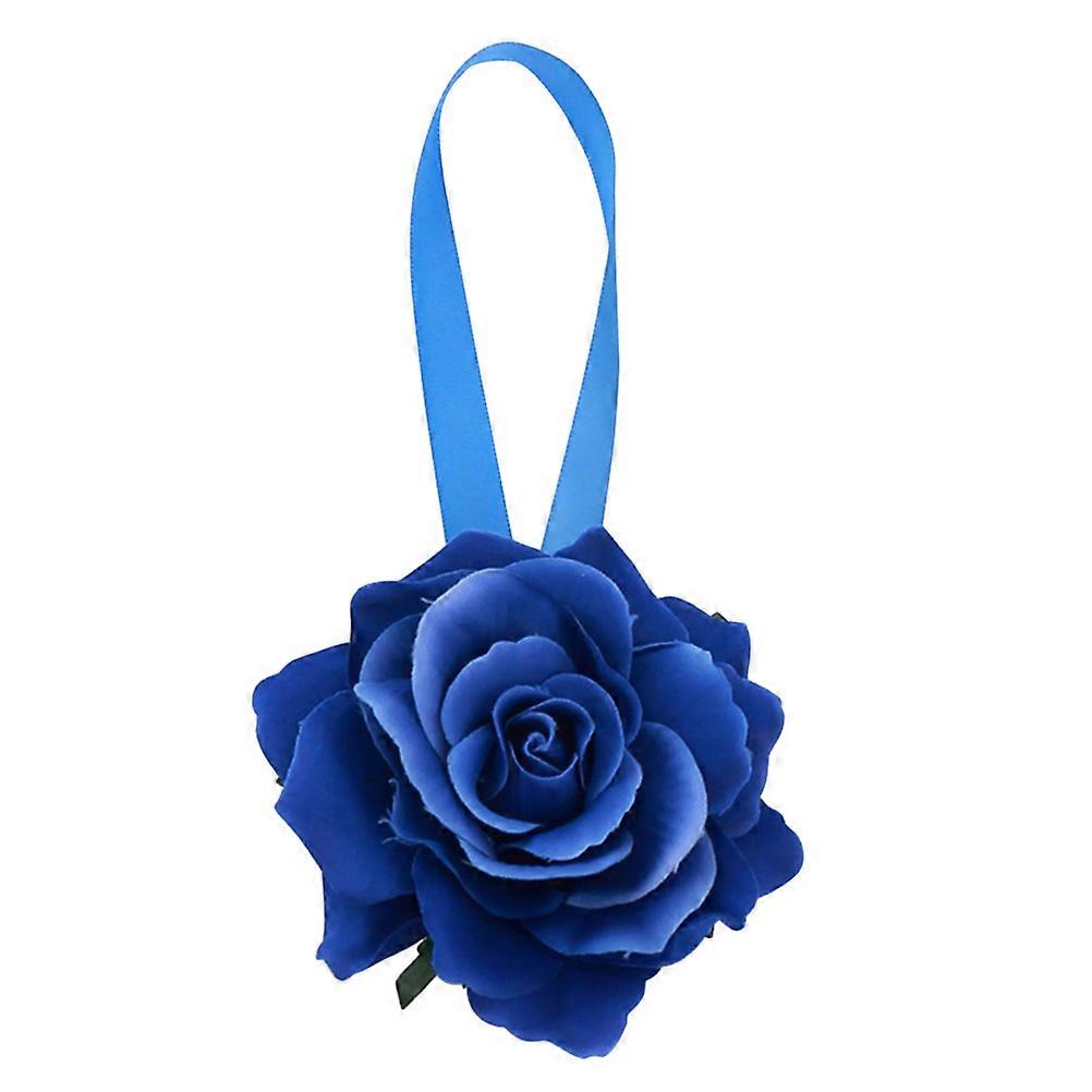Chic Magnetic Tie Backs For Curtains In Royal Blue Color For Decor 1 Pair