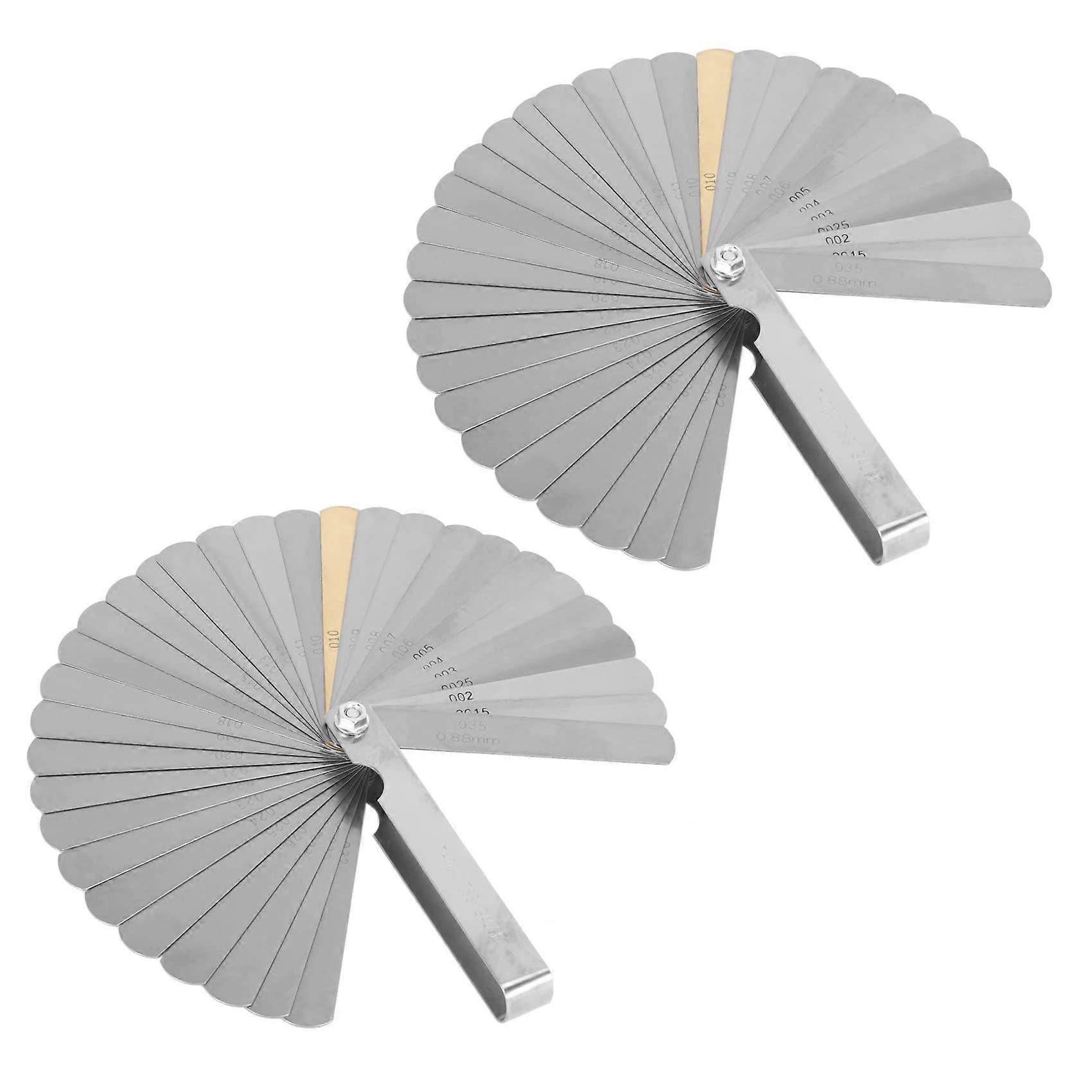 64x Fühlerlehre Spaltlehre Ventillehre Dickenlehre 0.040.88mm Freiraumlehre