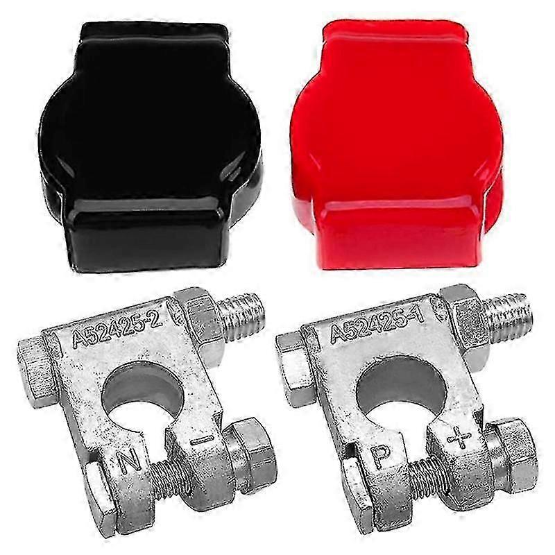 For Battery Terminal and Cover Kit, Complete Set for Automotive Battery