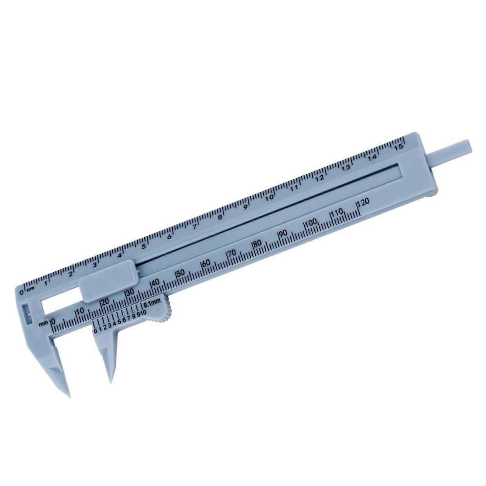 Doppelskala Mikrometer Messschieber für Durchmesser- und Dickenmessung 0-120 mm 0-150 mm Präzisionsmessgerät Blau