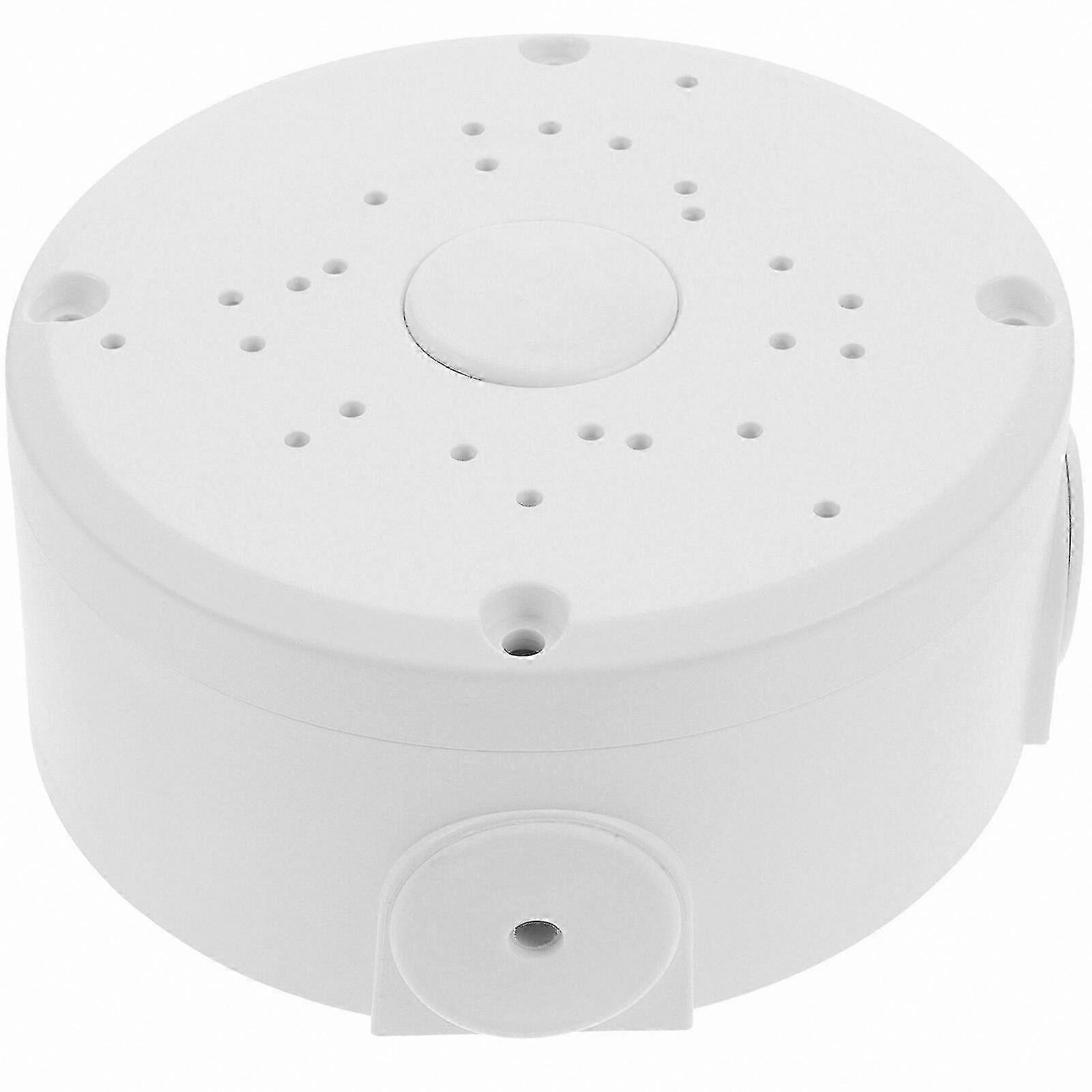 Surveillance Camera Mounting Box with Cable Management for Large Wires