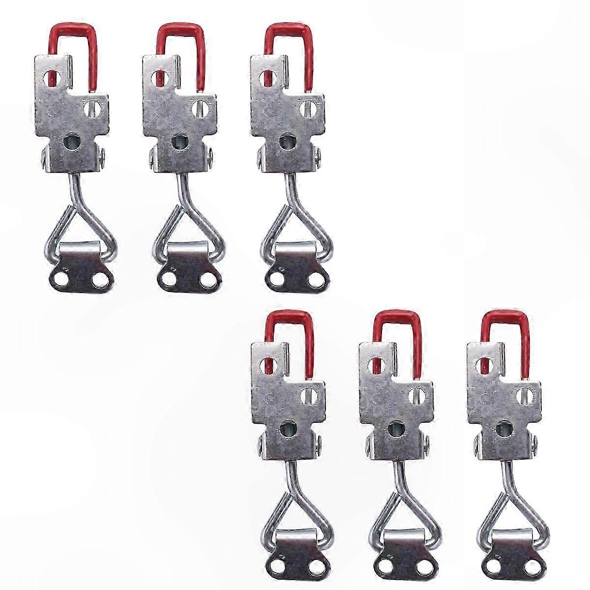 6PCS Adjustable Toggle Clamp with Pull Latch Action, 150Kg Holding Capacity
