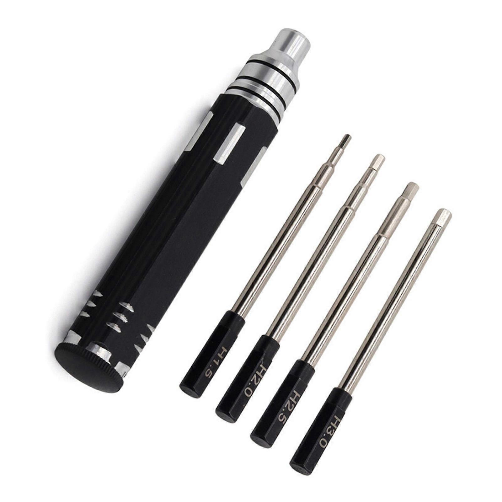Metal Remote Control Model Maintenance Screwdriver Kit With Hexagonal Bit For Helicopter Drones Robot Repair Multicolor
