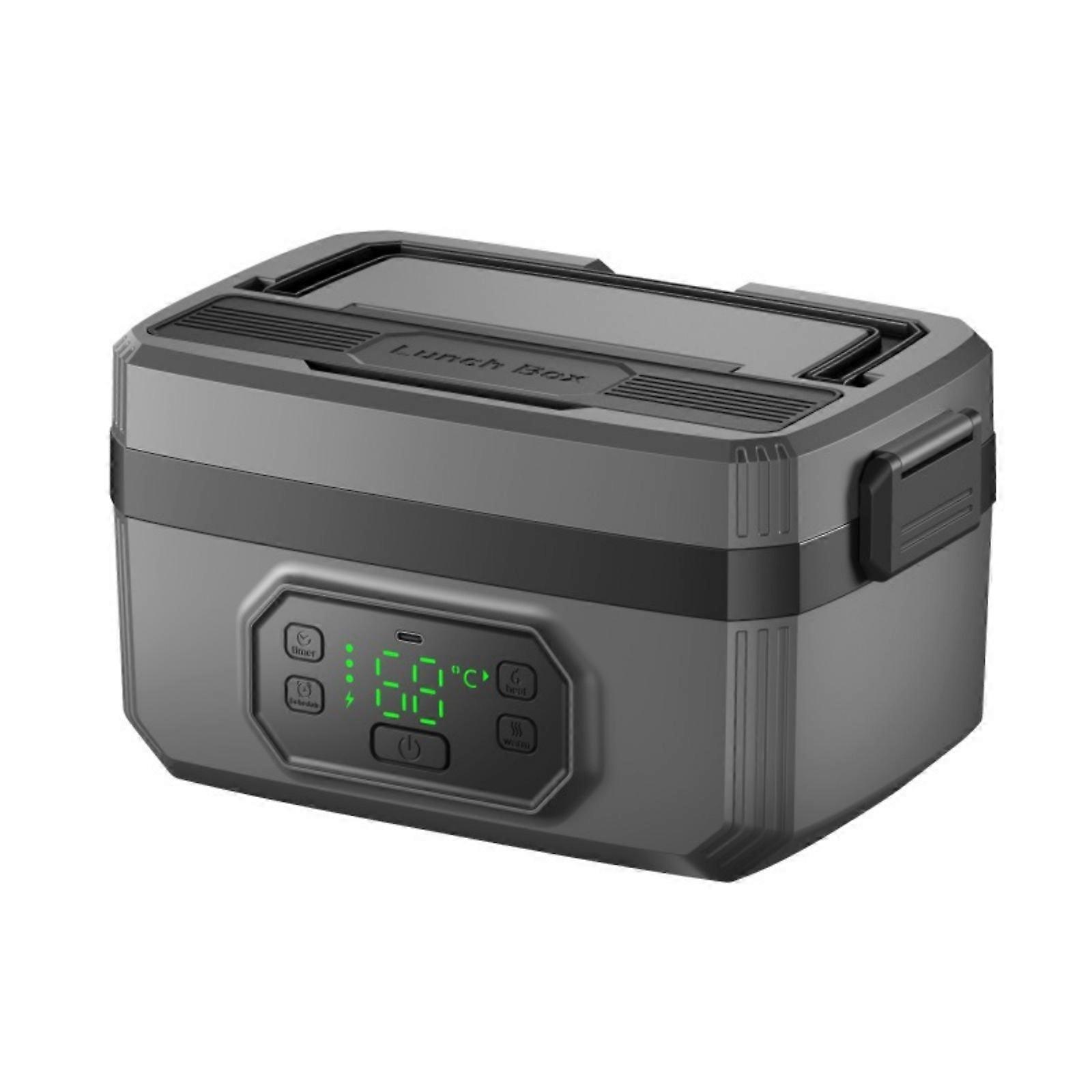 Insulated Food Container With Temperature Control Wireless 304 Stainless Steels Removable Inner Pot Lunch Heating Box Multicolor