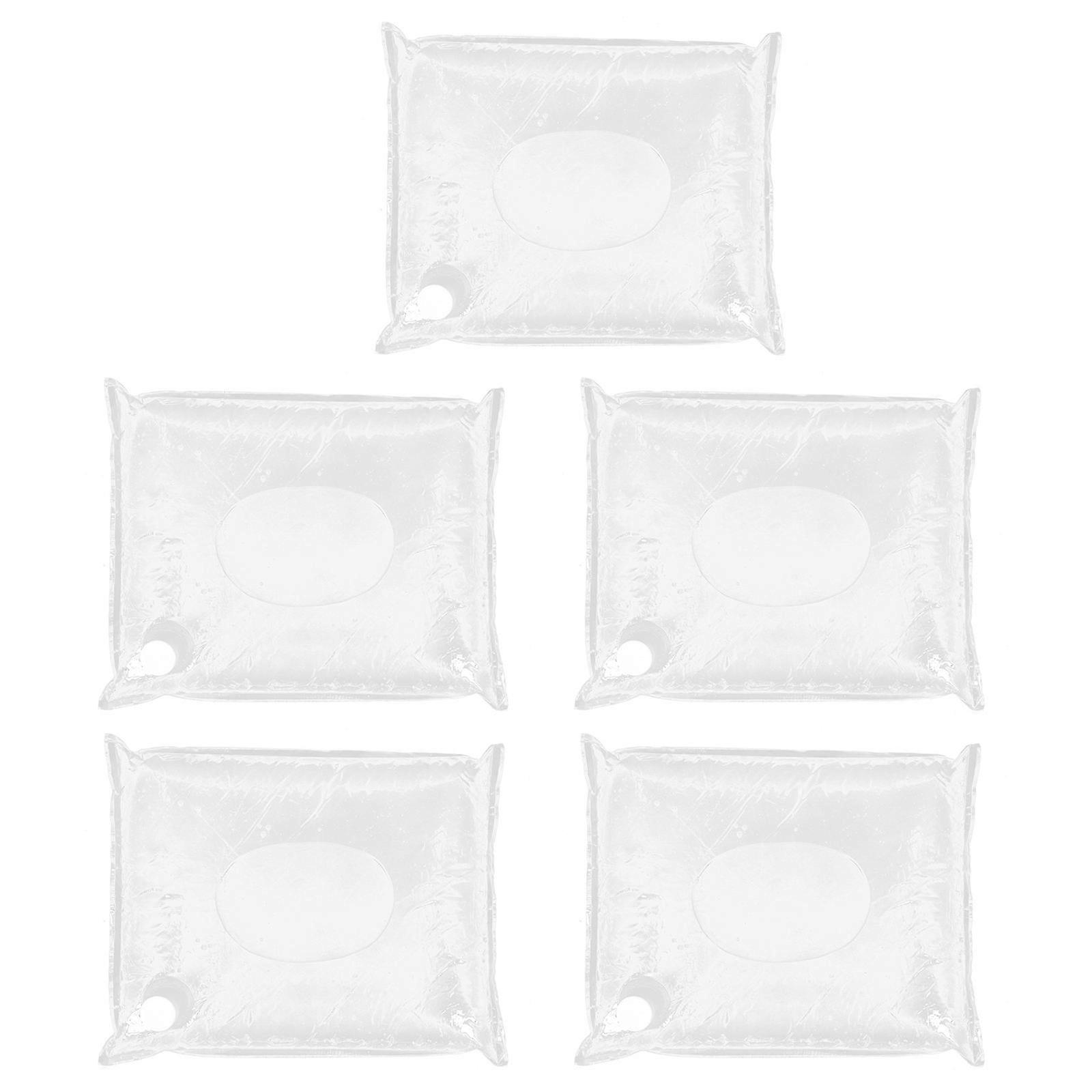 Emergency Water Container Camping Outdoor Equipment Transparent Pa+pe Material for Long-Term Use 5Pcs