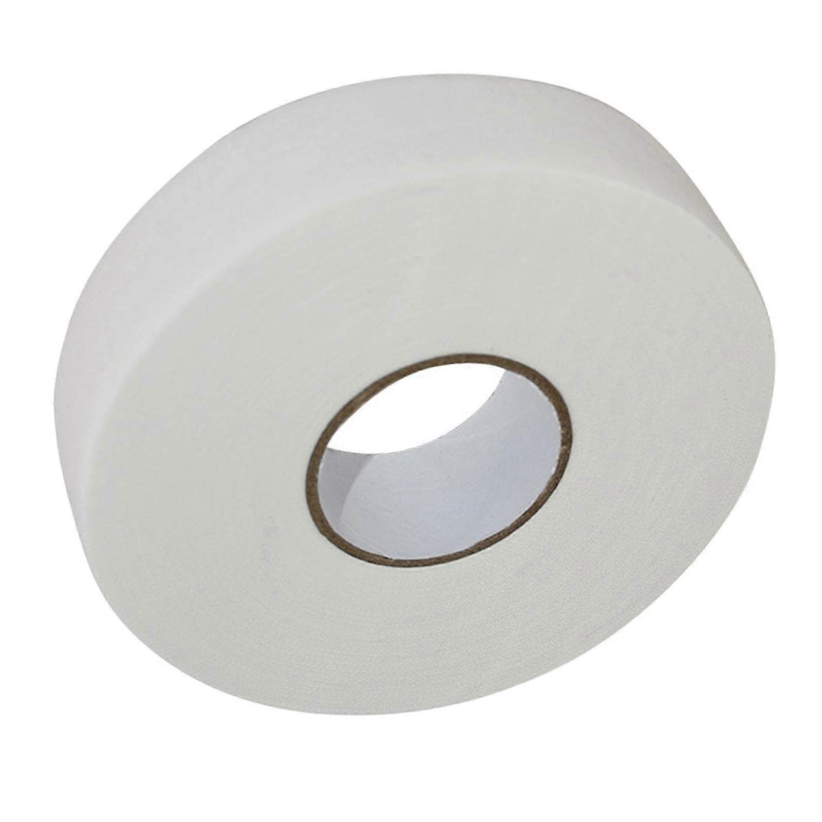 Ice Hockey Cloth Tape Wrapping, Breathable, Nonslip Protector Cover, White, 2.5 cm x 25 m