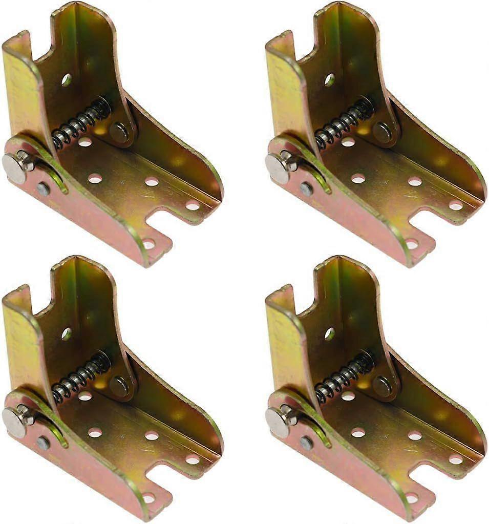 4 Pcs Folding Self Bracket Locking Hinge Heavy Duty Leg Fittings Angle Braces
