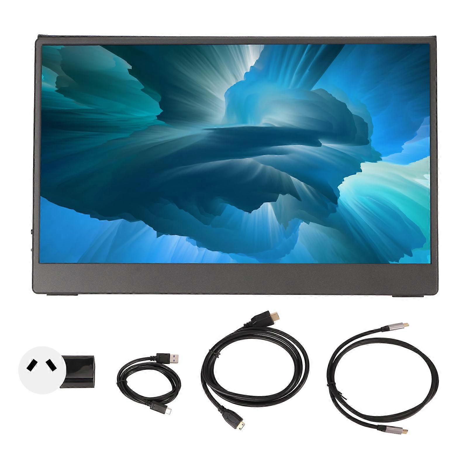 14inch FHD 1080P IPS External Gaming Monitor with USB C, Speakers, and AU Plug