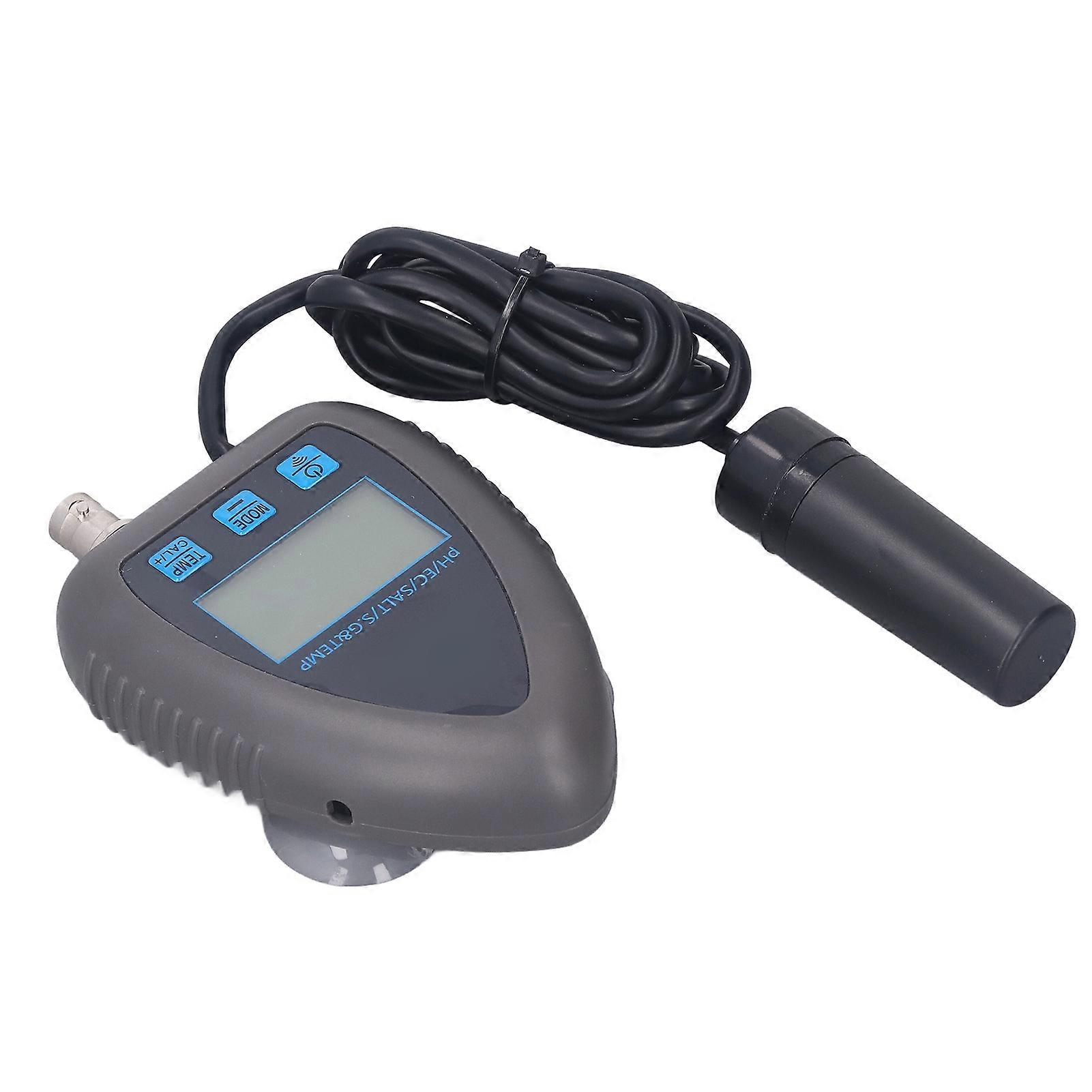 WiFi Smart Water Quality Tester PH EC SALT SG TEMP EU Plug 230-240V