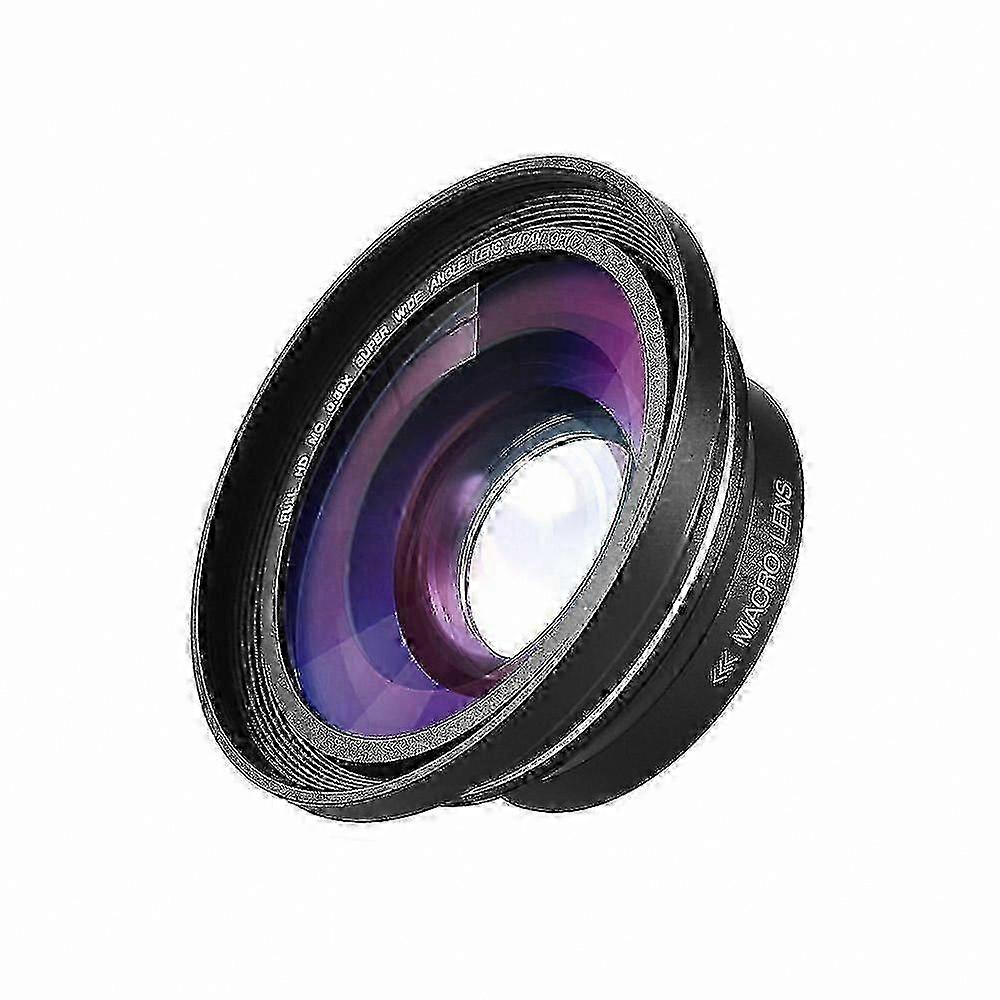 Wide Angle Macro Lens 0.39X for Digital Video Cameras & Camcorders, 30mm 37mm Compatibility, Full HD Quality