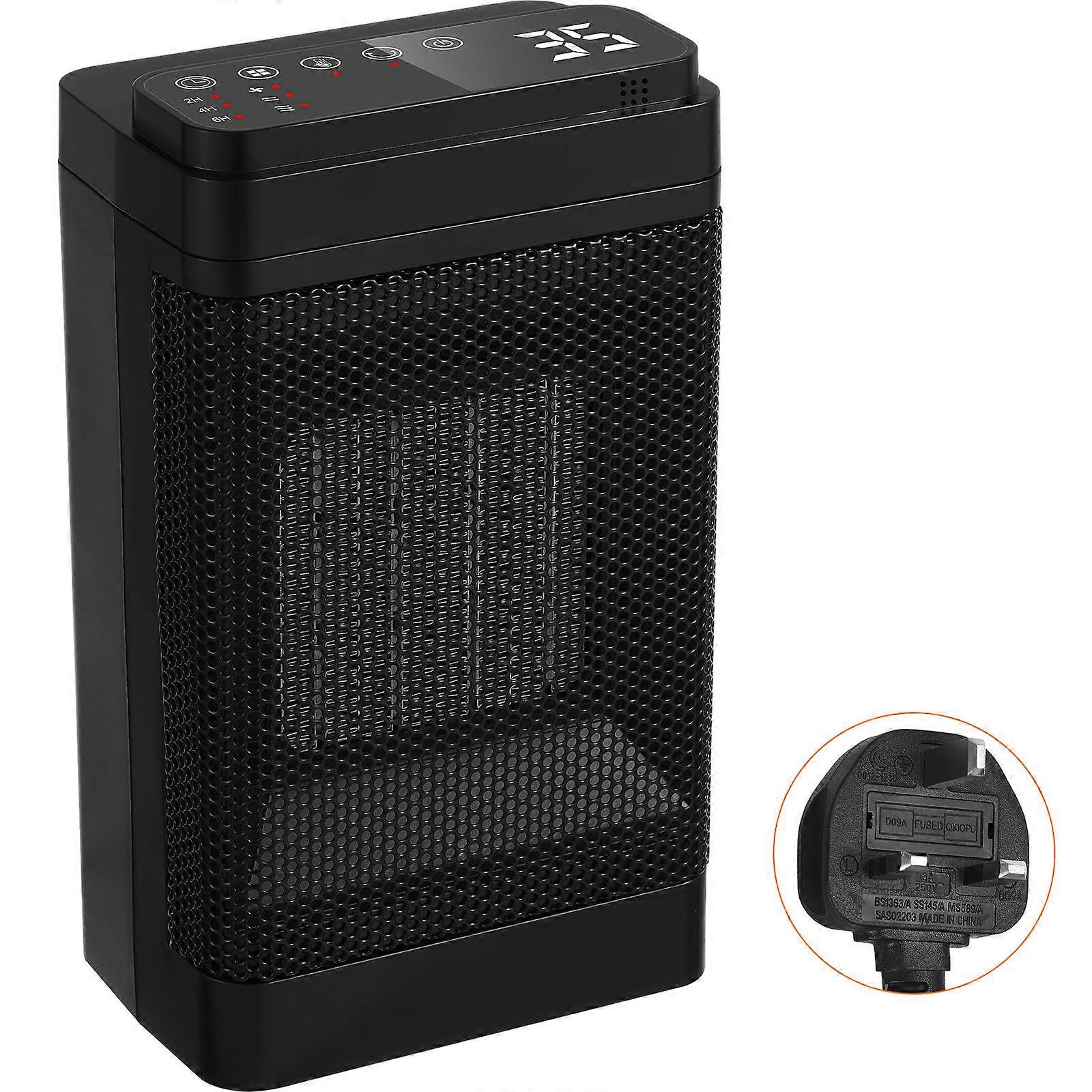 Portable Space Heater Electric Heater Designed For Home Office Or Bedroom Use Featuring Adjustable Settings 1Set