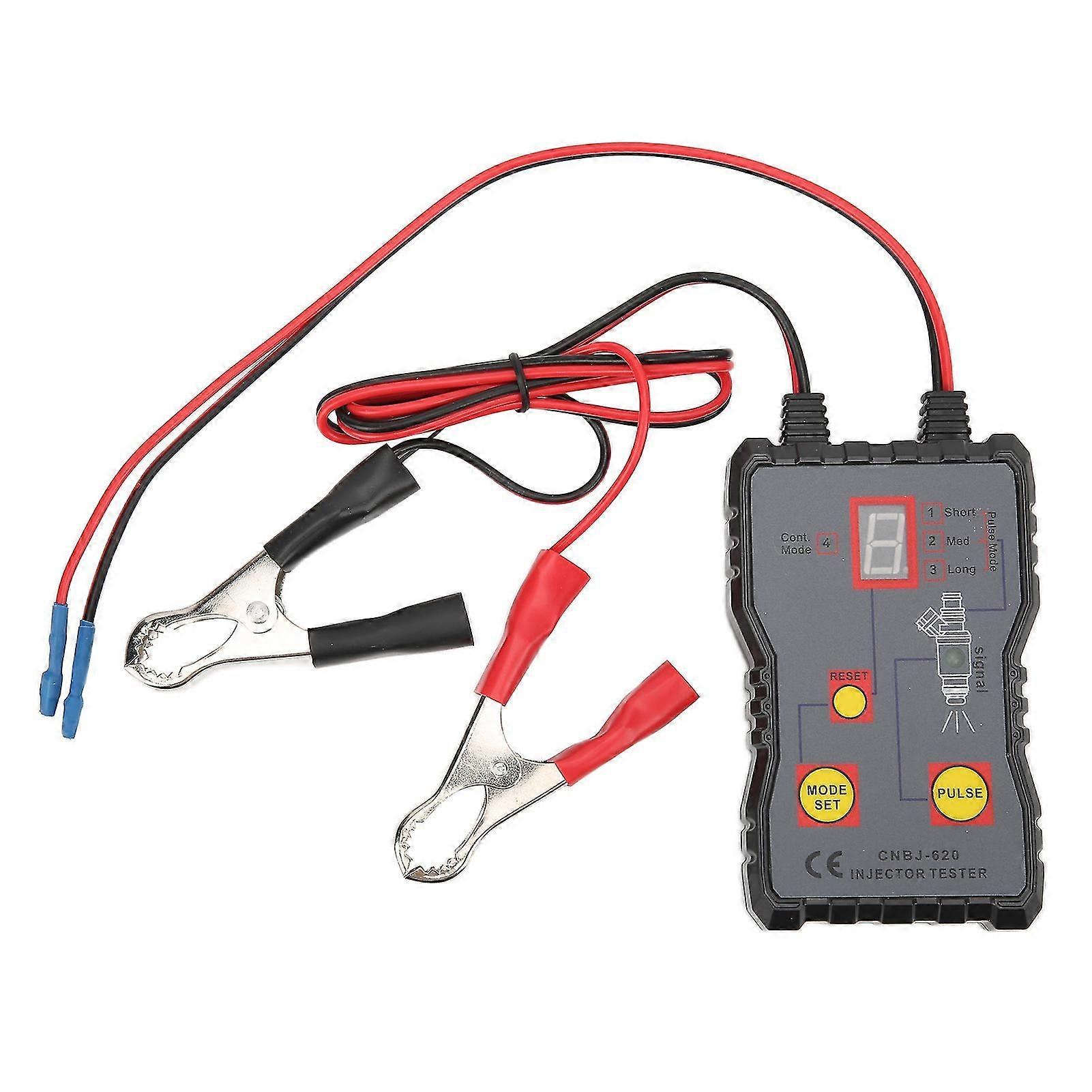 CNBJ620 Automotive Fuel Injector Tester Professional 4 Pulse Modes Portable Fuel Injector Testing Tool