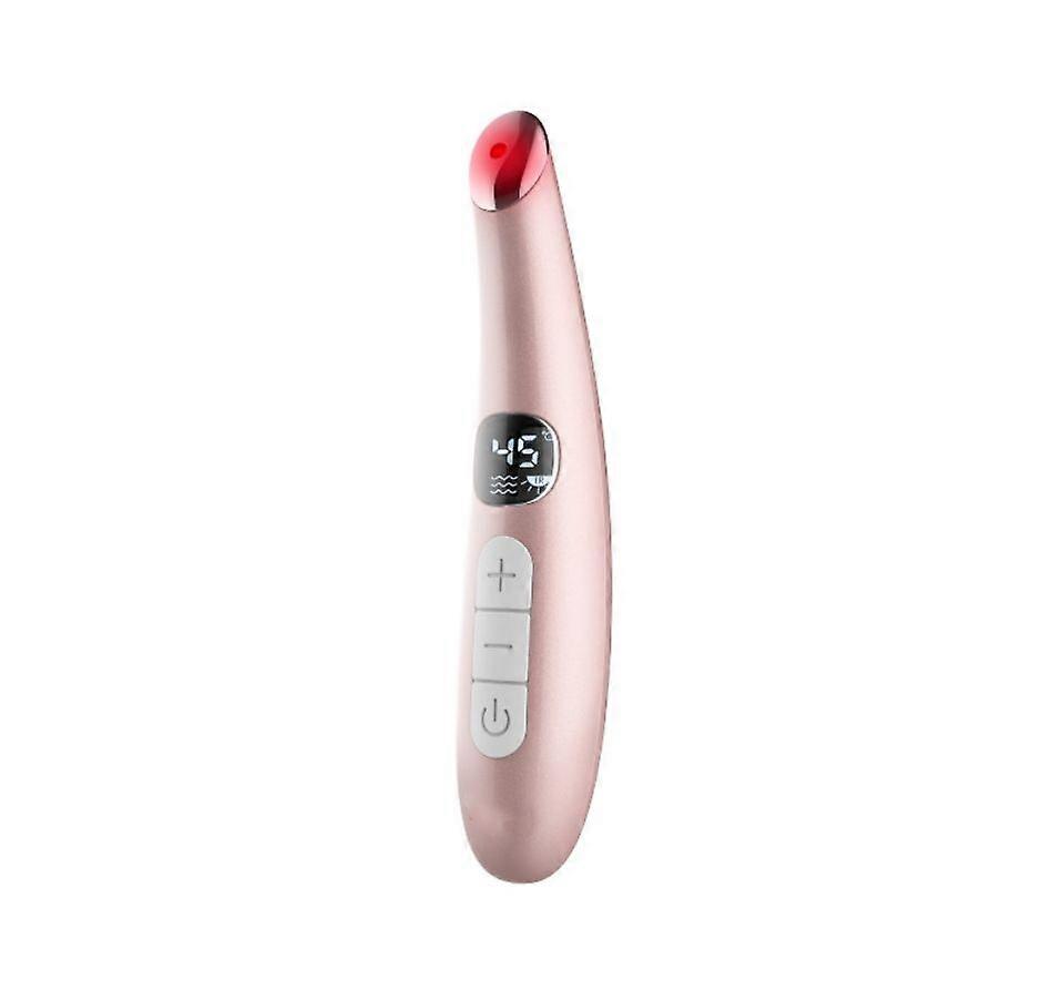 Eye Lifting Wand, 3 in 1 Vibrating Red Light 98F to 113F LCD Display Eye Massager for Dry Eyes, Dark Circles and Puffiness, for Fine Lines and Wrinkle
