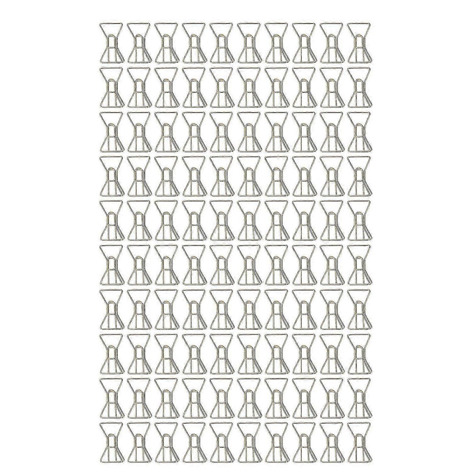 2025 Latest Model 100Pcs Paper Clips Gold Cute Unique Shape Electroplating