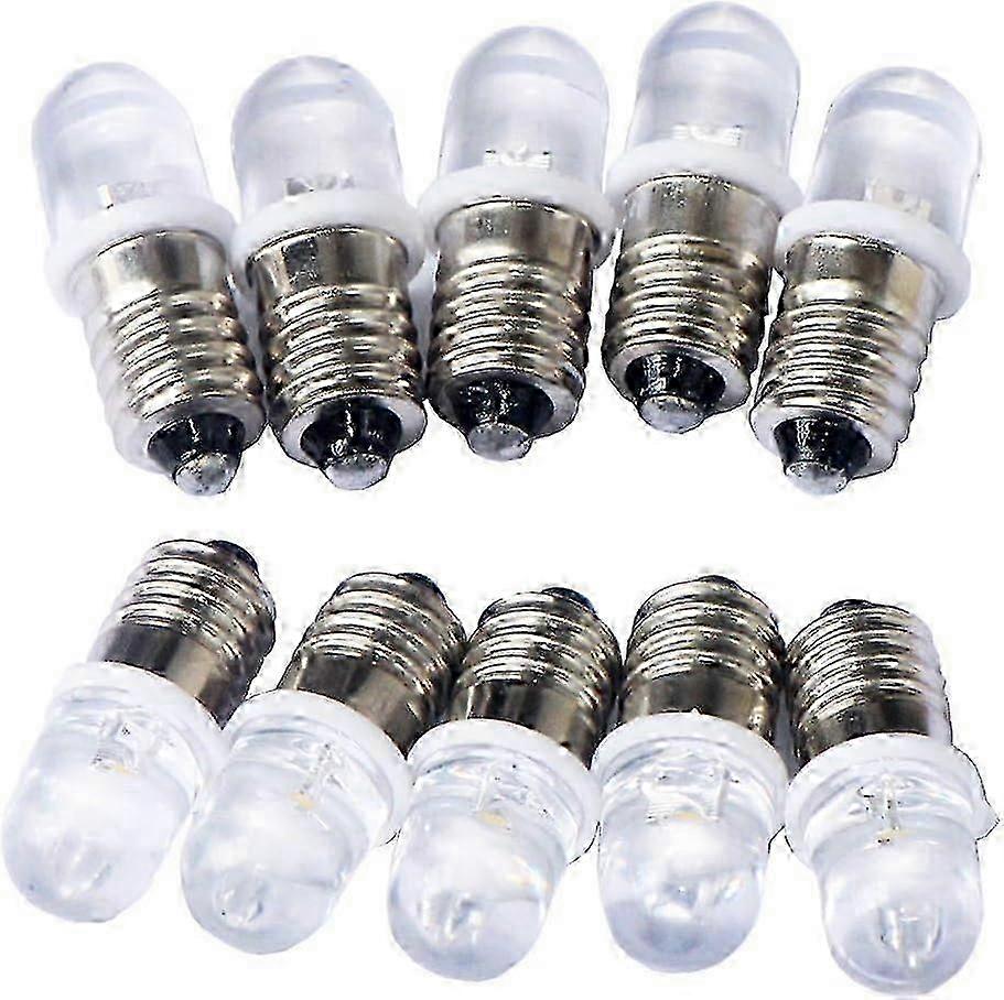 10pcs E10 12V LED Spot Bulbs Warm White for Cabinet Lighting
