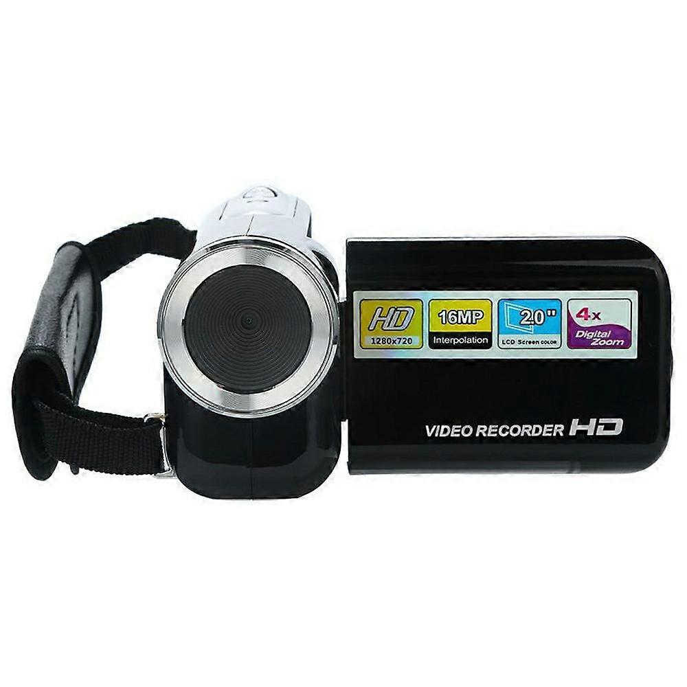 DV20 Handheld Digital Video Camera 2 Inch IPS Screen 16X Digital Zoom 720P Video Recorder, with 32GB Card
